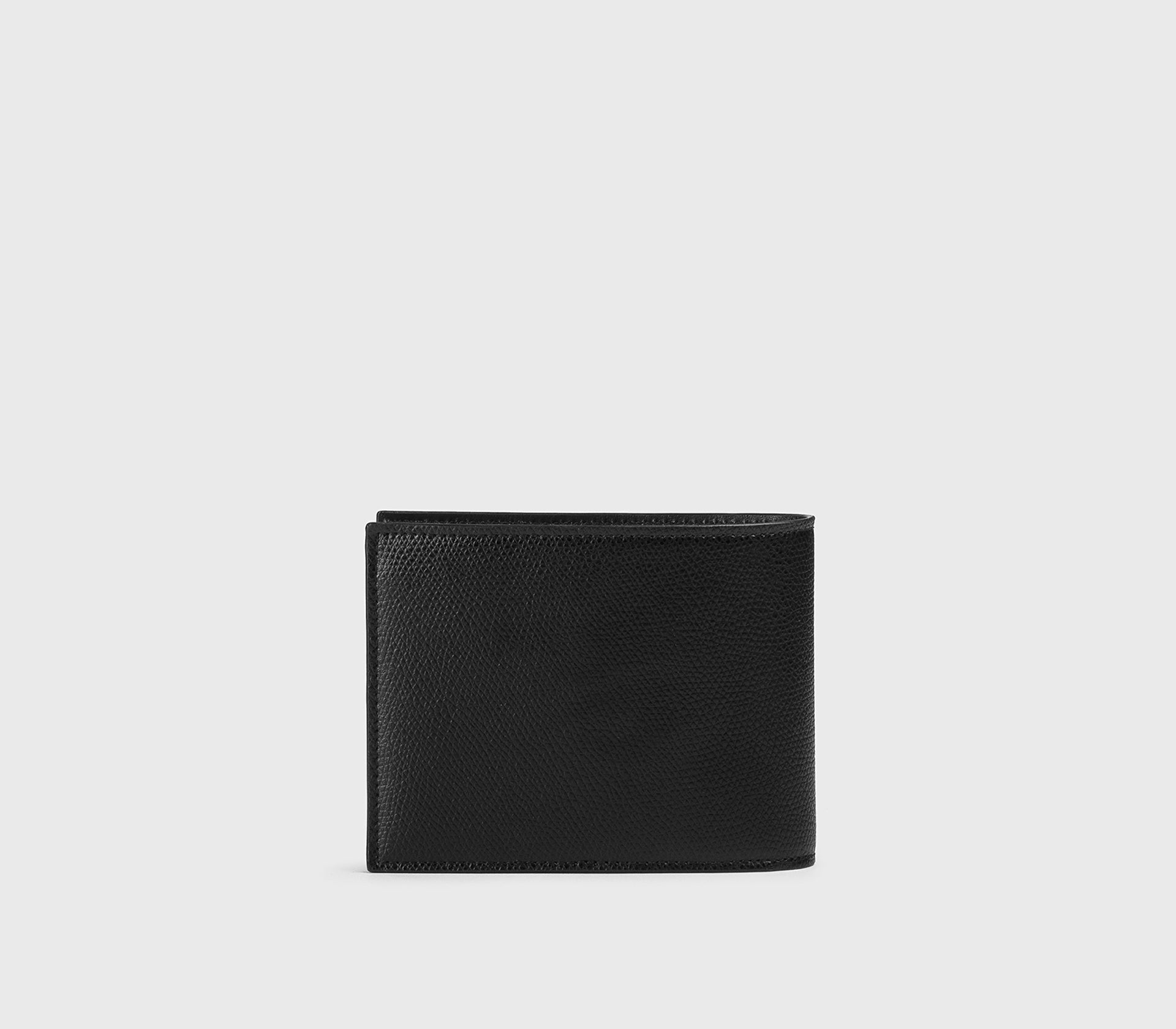 Кошелёк из тиснёной кожи, чёрный