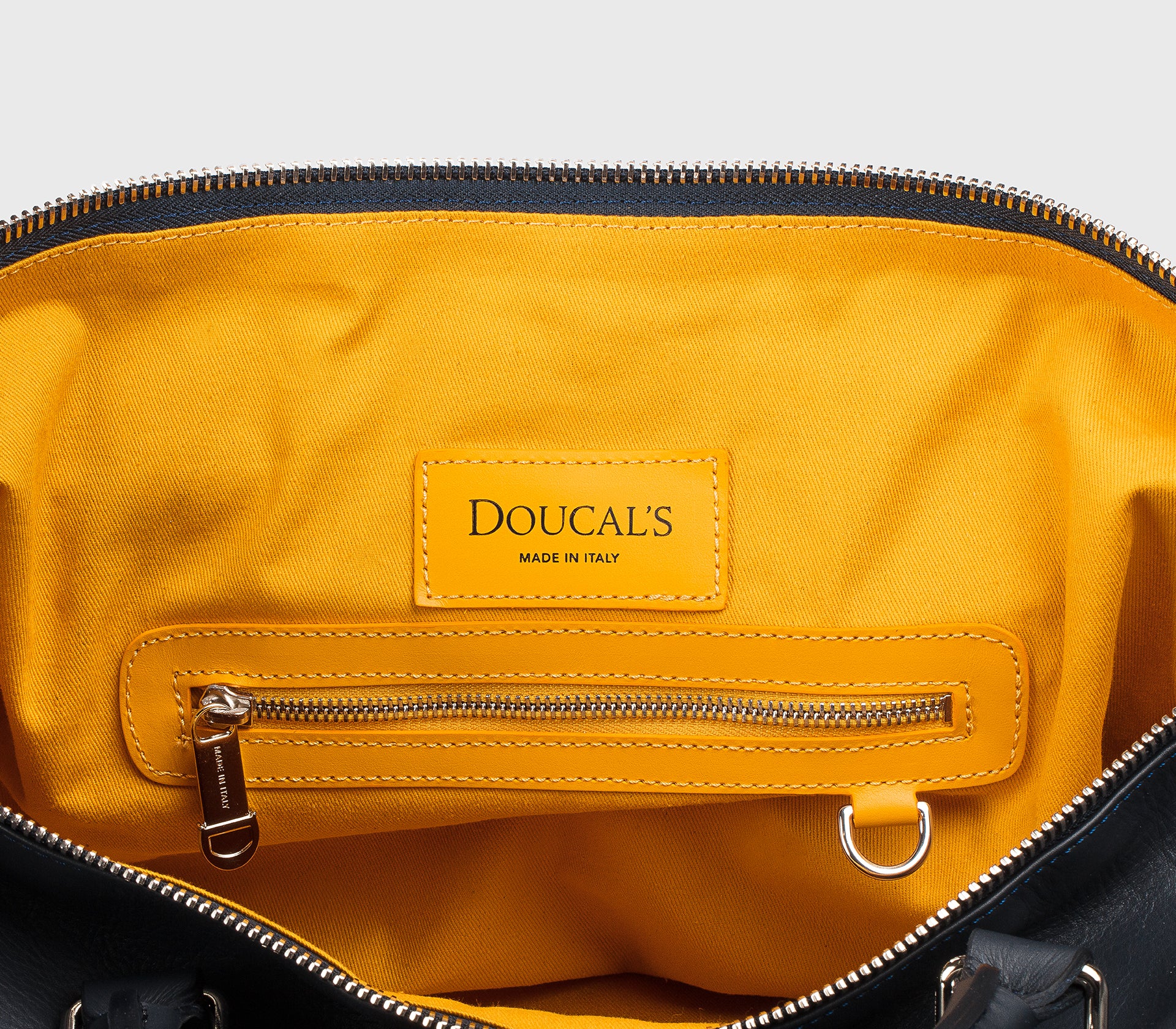 Sac 48H en cuir bleu