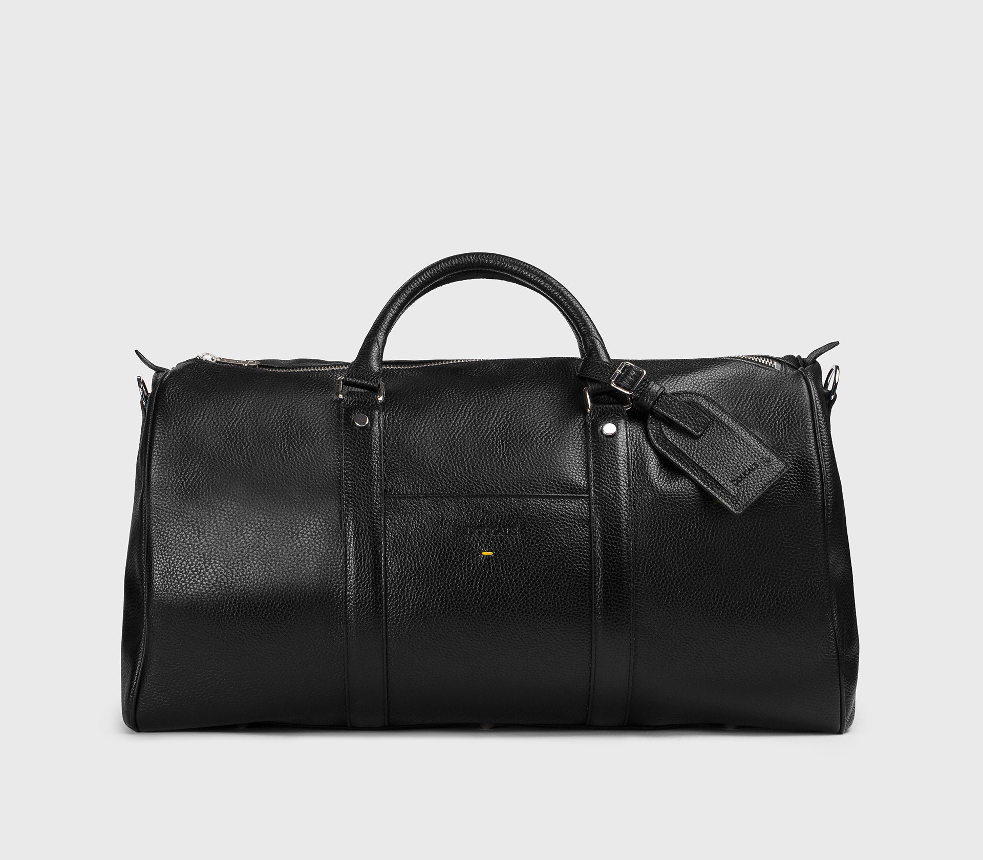Borsa 48H in pelle bottalata nero