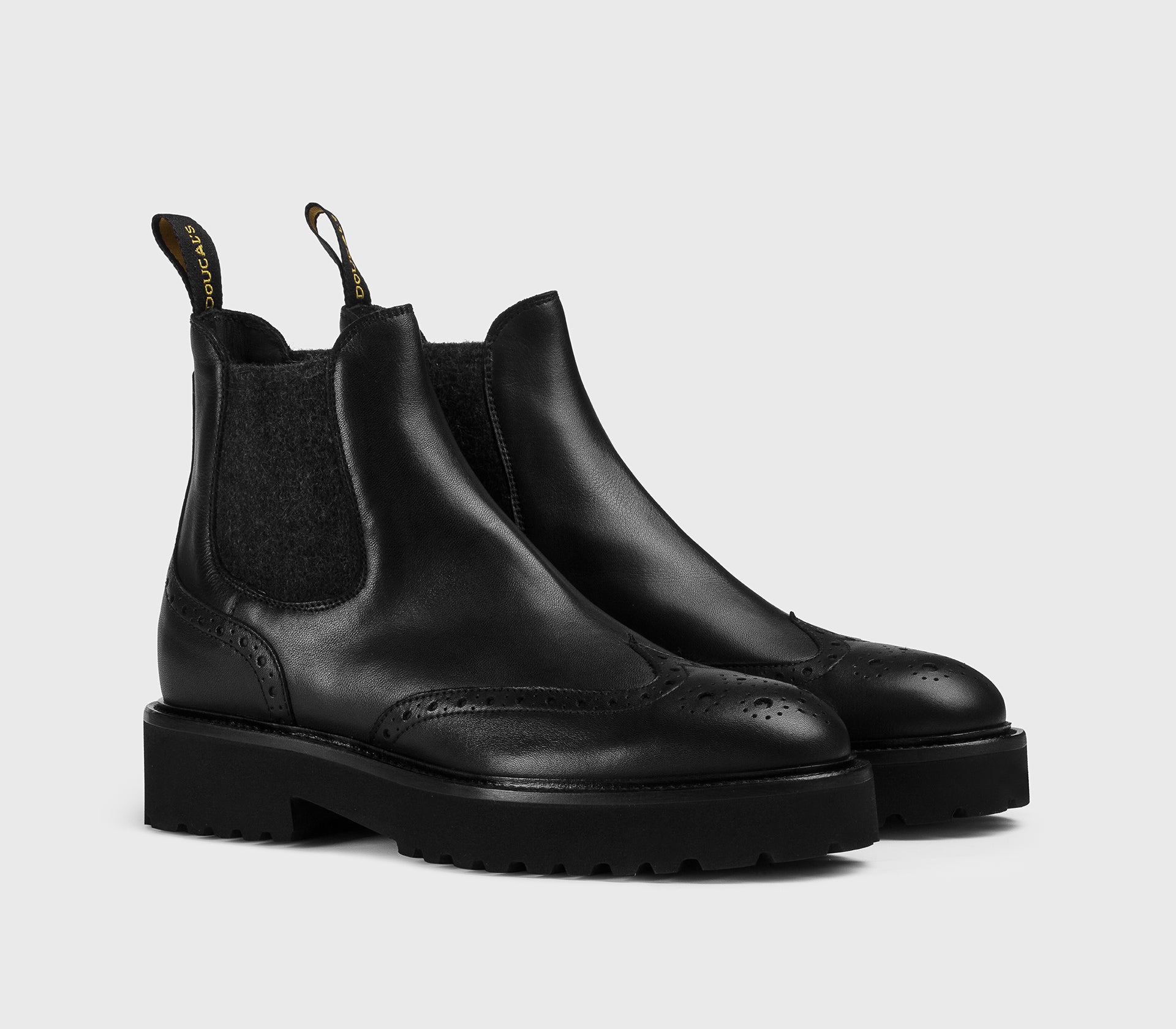 DD8851PHILUF289NN00 - Stivaletto coda di rondine in pelle nero