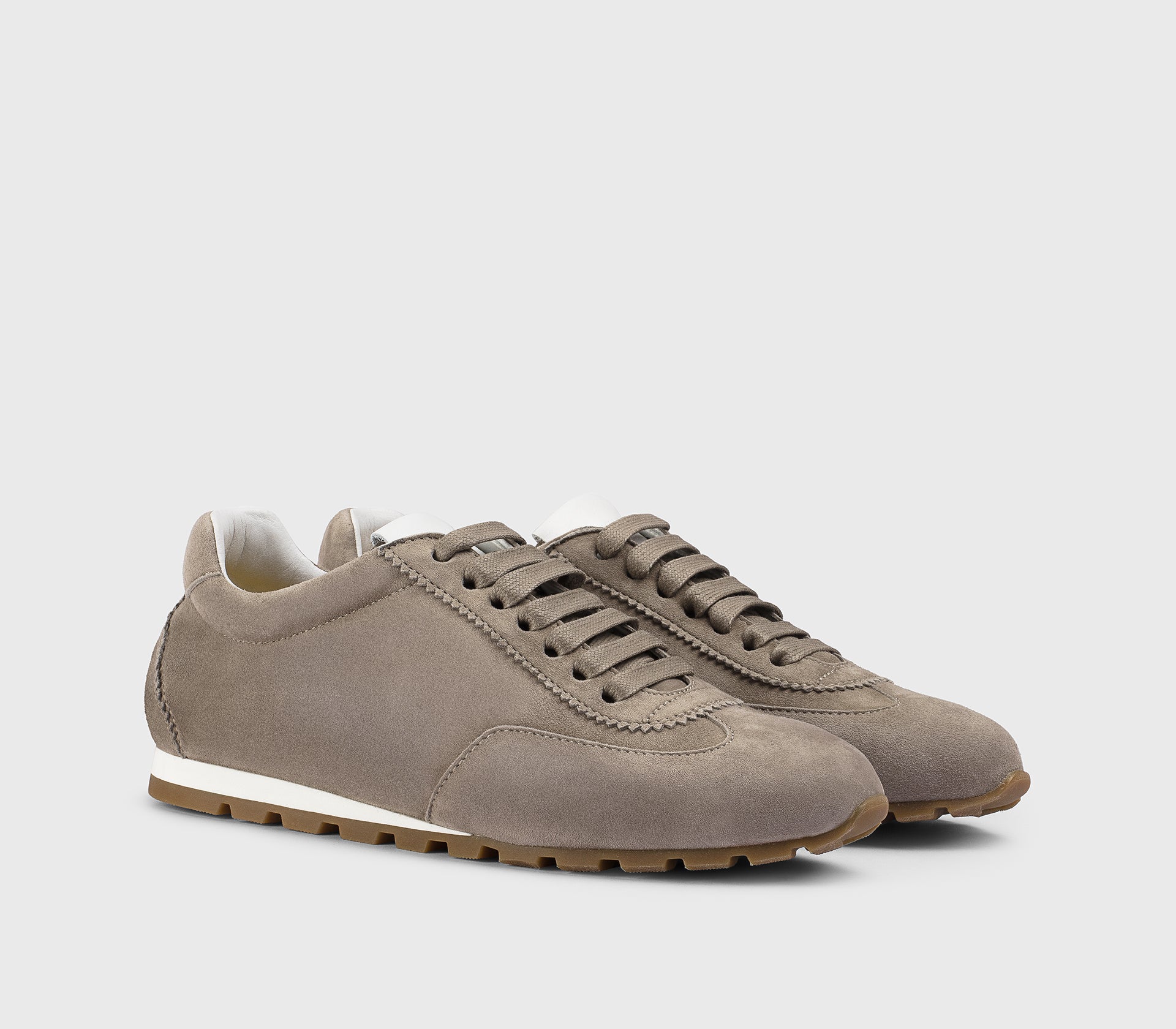 DD8907JULTPZ853DN45 - Sneaker in suede grigio caldo