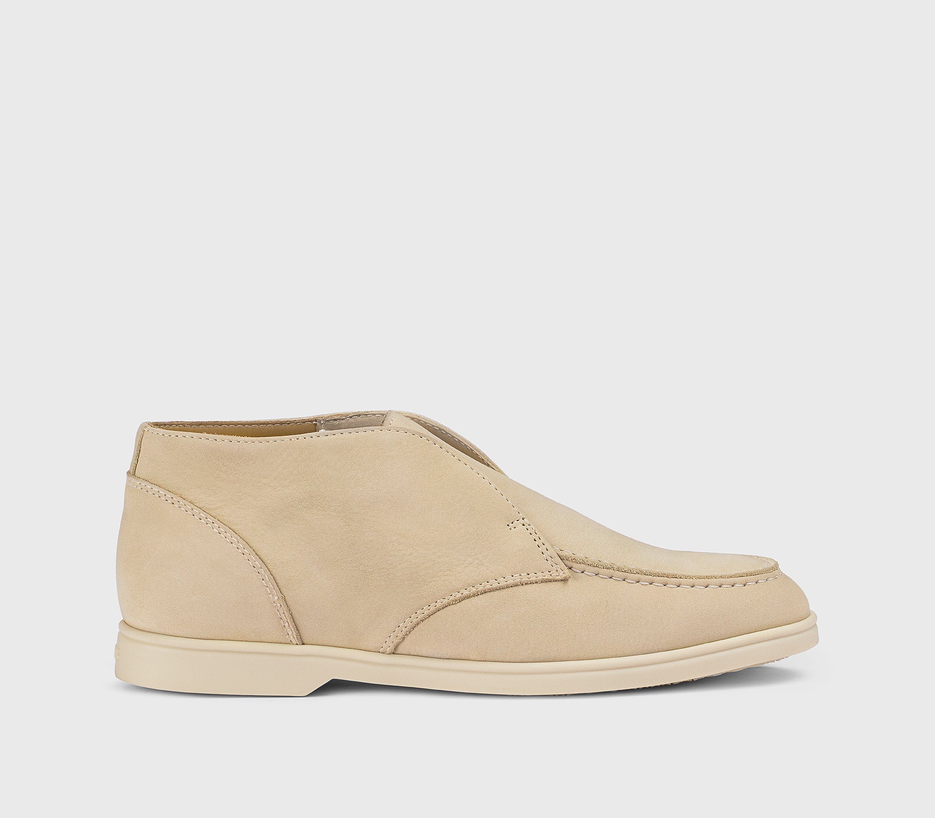 DD8918JOANUF288GW13 - Desert boot in pelle bianco gesso