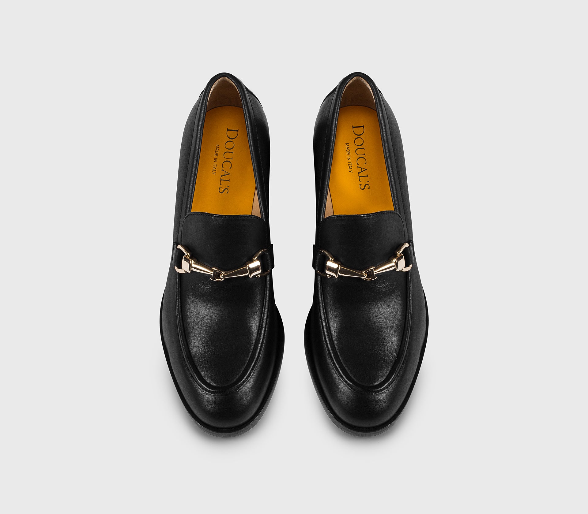 DD8927CELYUF289NN00 - Mocassino in pelle con tacco largo nero