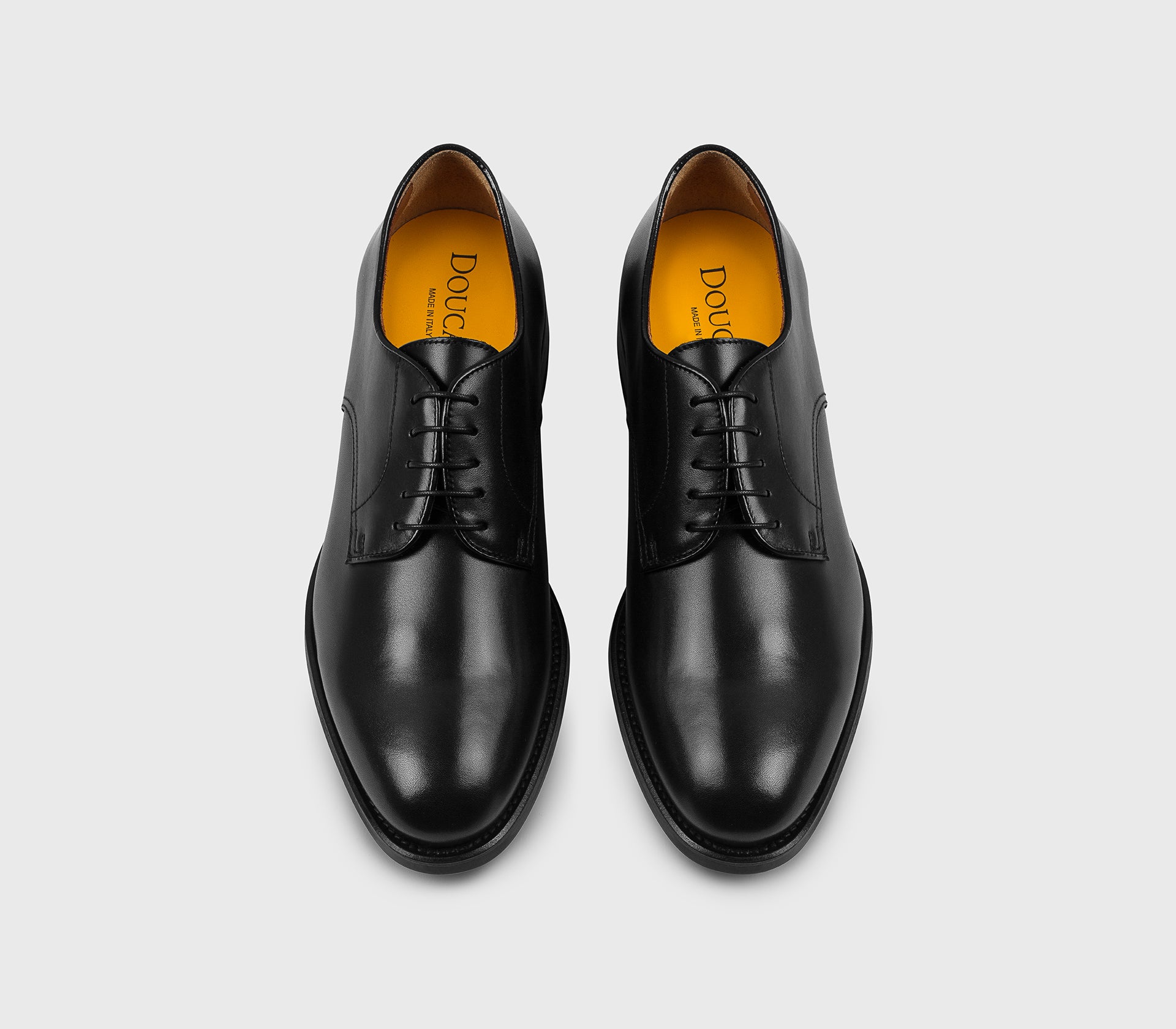 DU1003ORVXUF259NN00 - Stringata derby in pelle nera