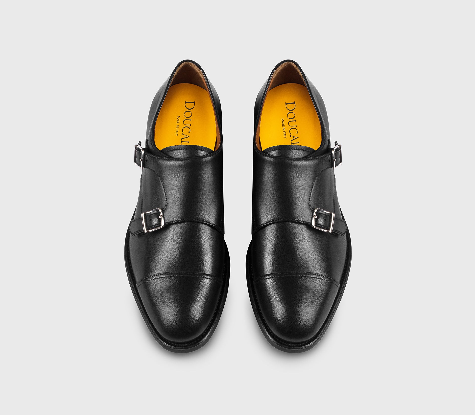 DU1025ORVXUF259NN00 - Doppia fibbia in pelle nera