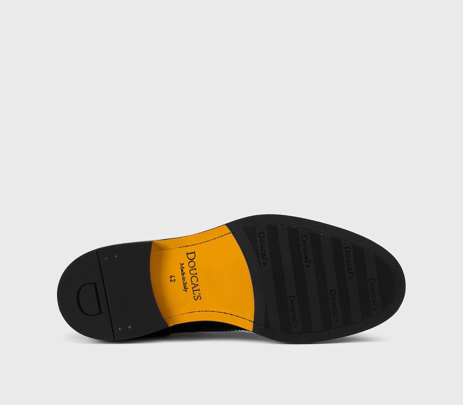 DU1367SIEWUF007NN00 - Stringata coda di rondine in pelle nera