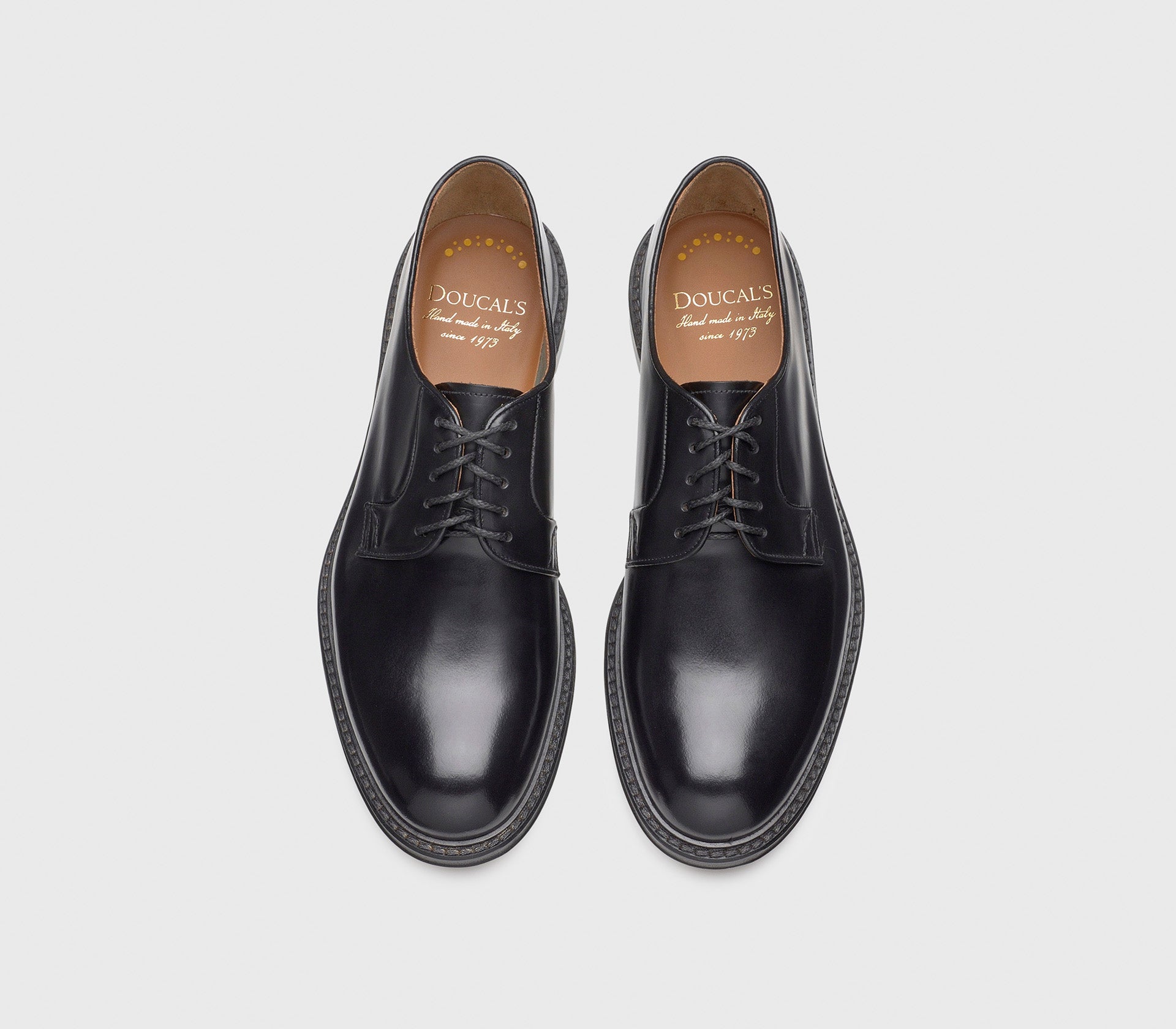 DU1385PHOEUY007NN00 - Stringate in pelle nera