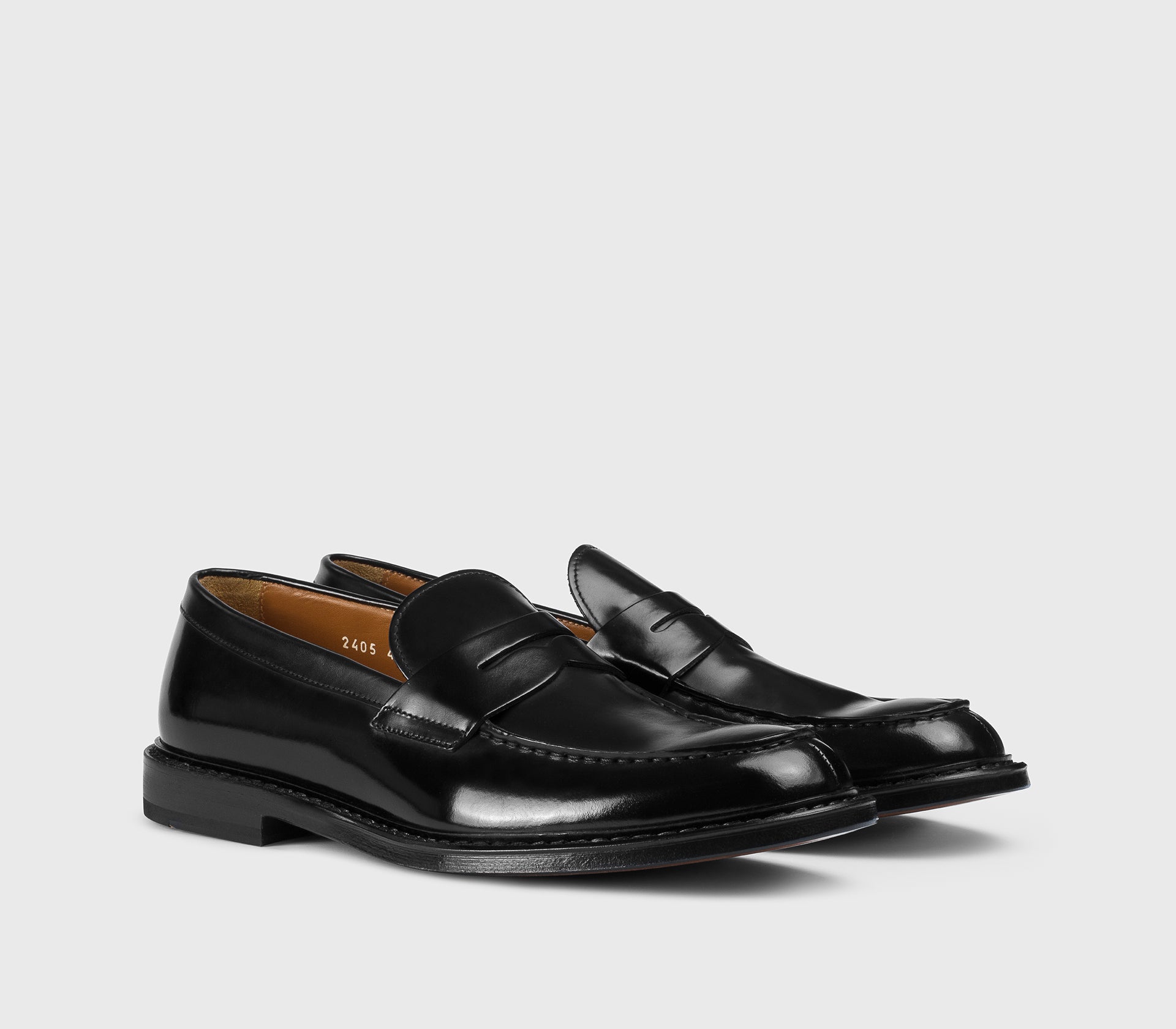 DU2405PHOEUY007NN00 - Mocassino in pelle nero