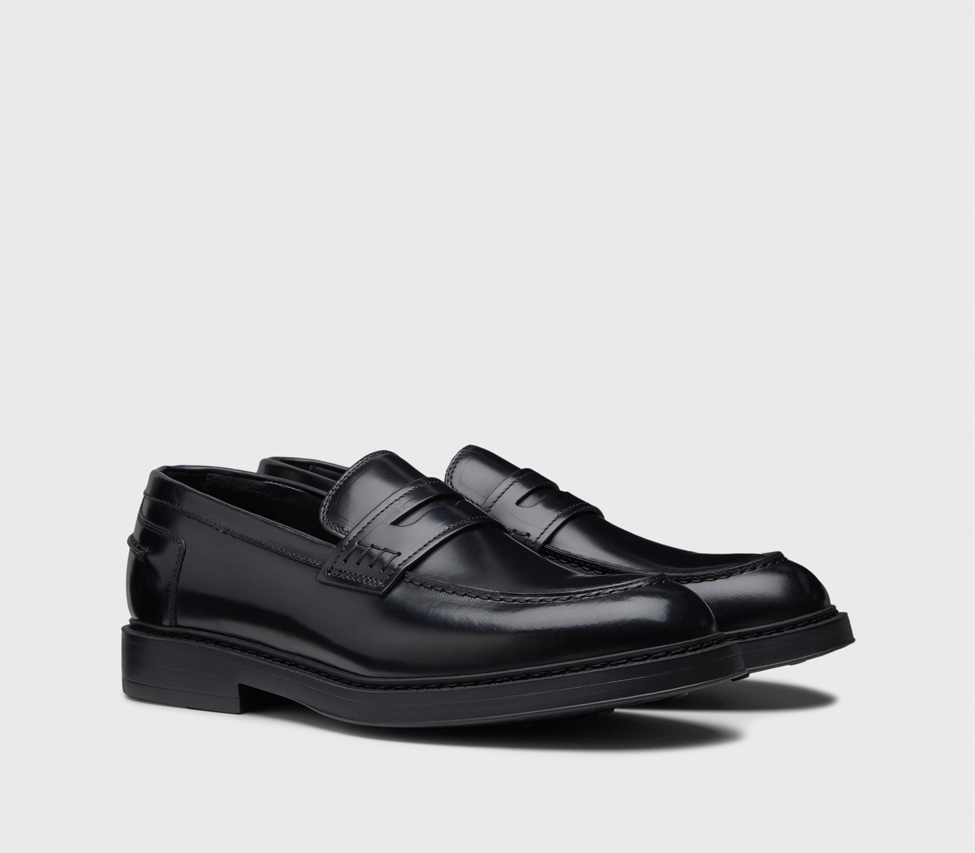 DU2726BRUXUF007NN00 - Mocassino in pelle nera
