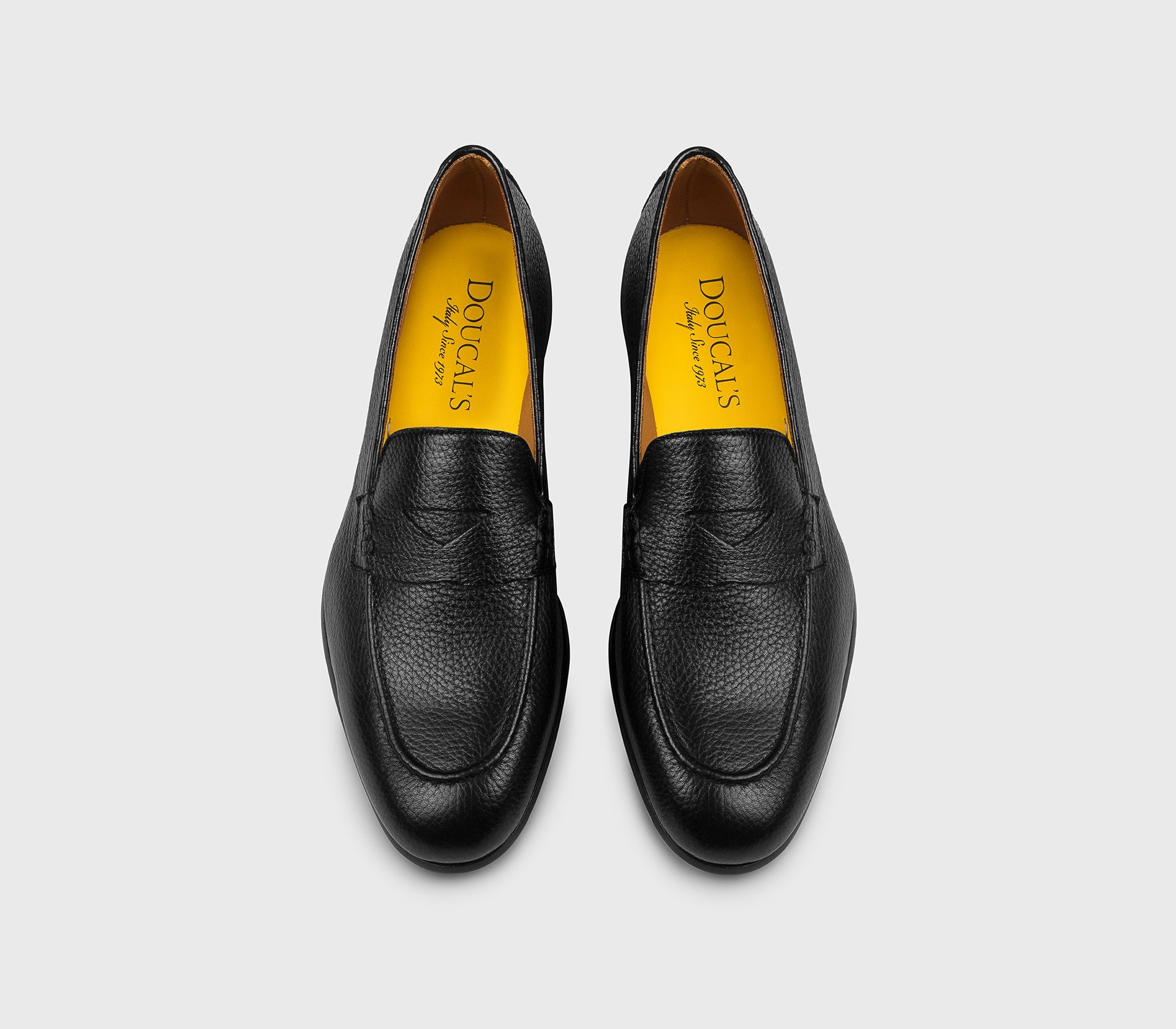 DU2983PANNUF054NN00 - Mocassino in pelle di cervo nero