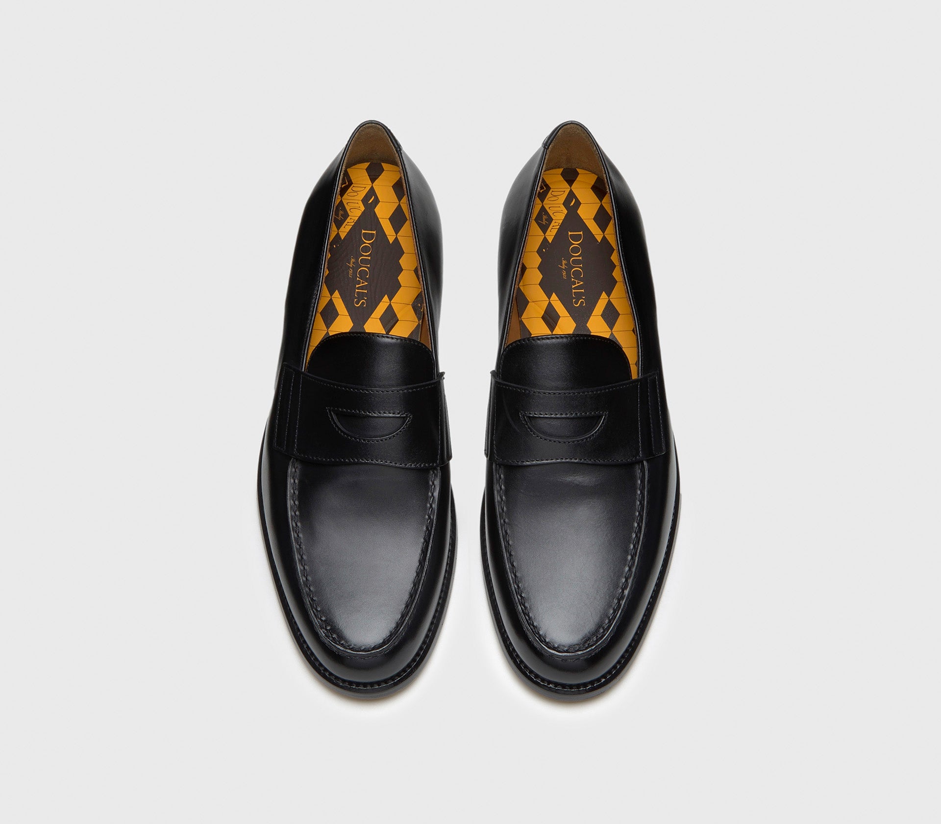 DU3260MARIUF159NN00 - Mocassino "Mario 50" in pelle nera