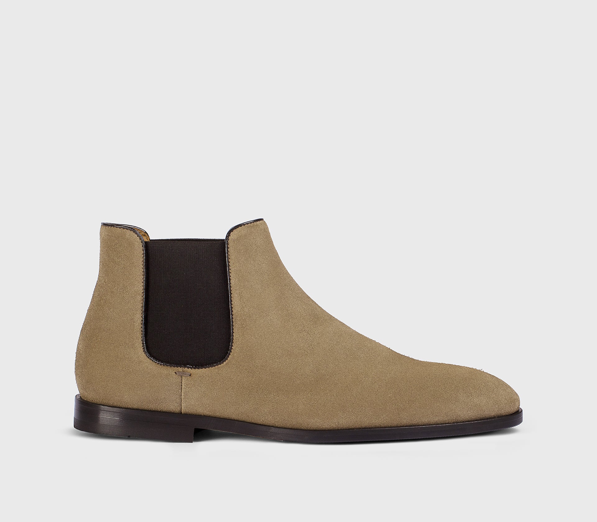 DU3292STREUF009TM08 - Stivaletto in suede cacao