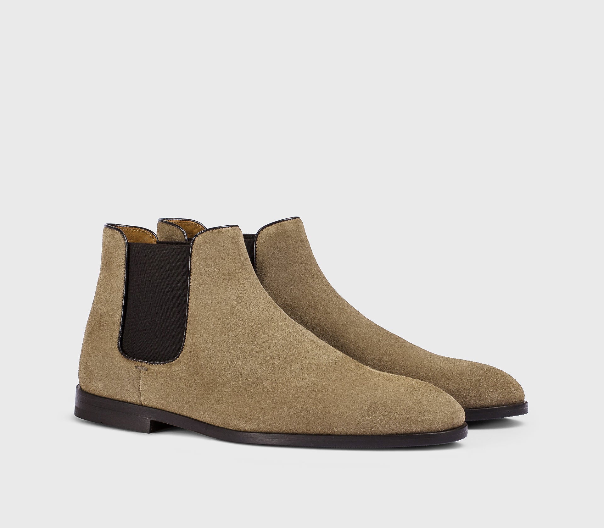 DU3292STREUF009TM08 - Stivaletto in suede cacao