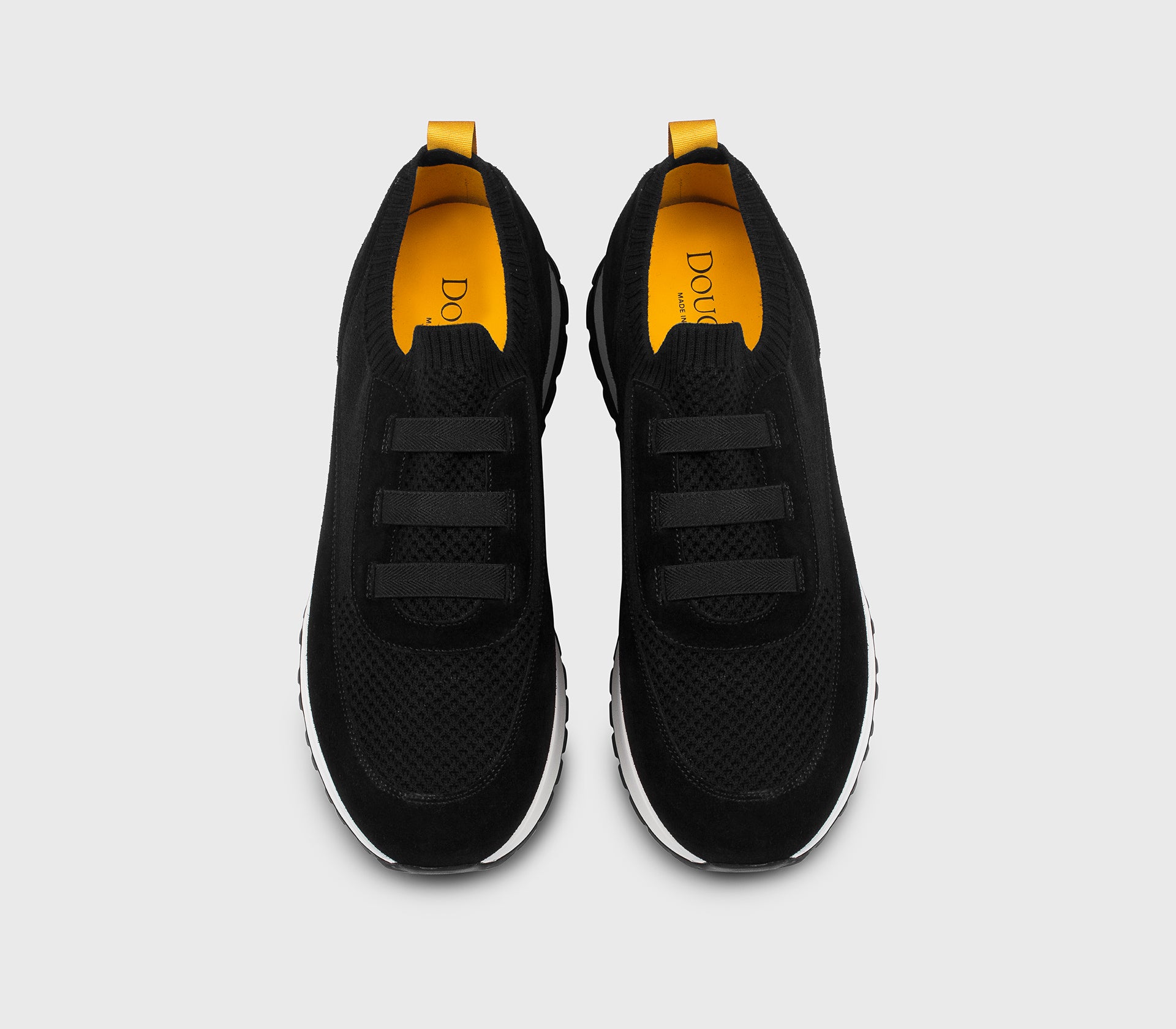 DU3318SYDNPZ846NN00 - Sneaker in tessuto tecnico e suede nera