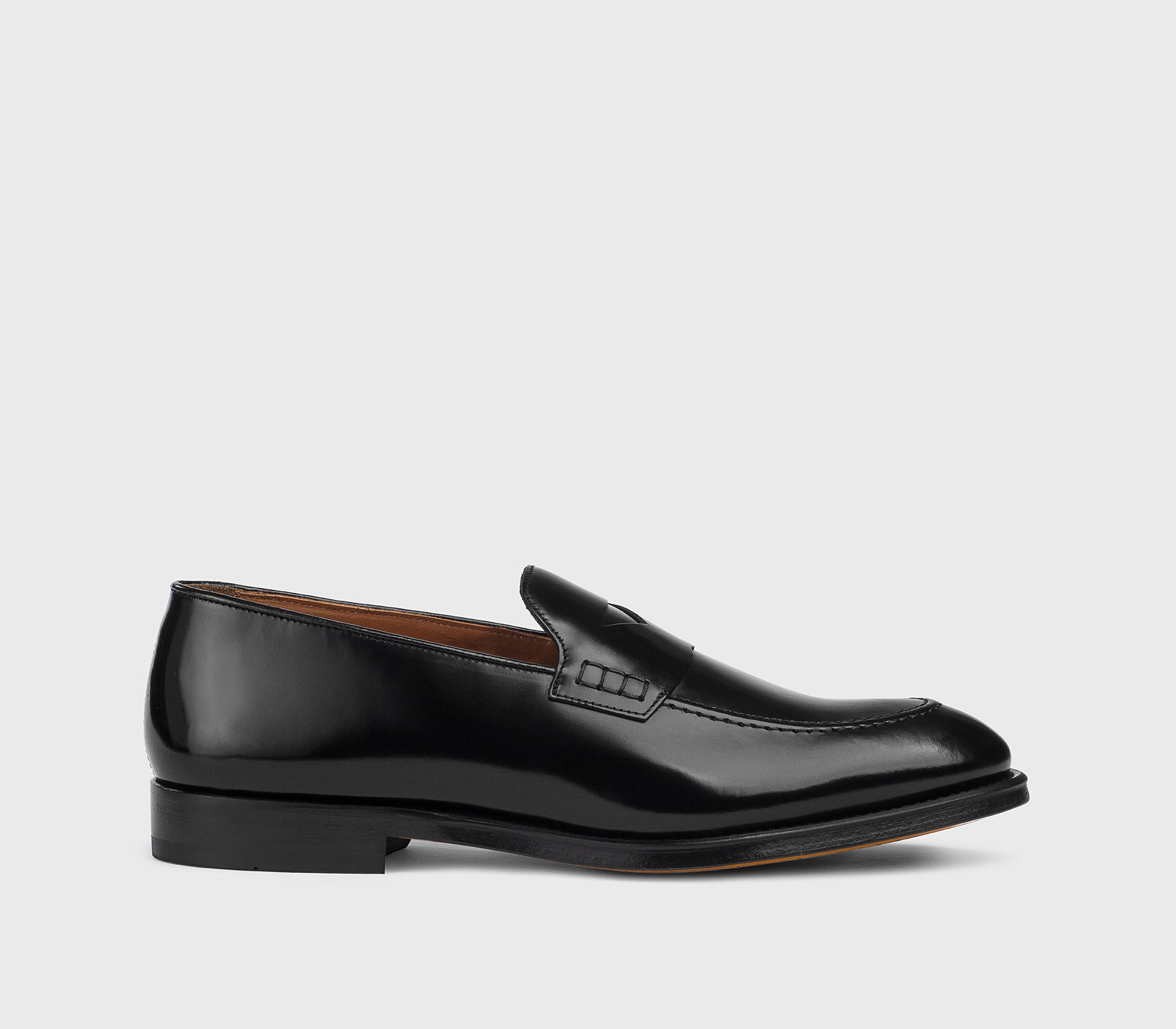 DU3340ORVNUF007NN00 - Mocassino in pelle nero