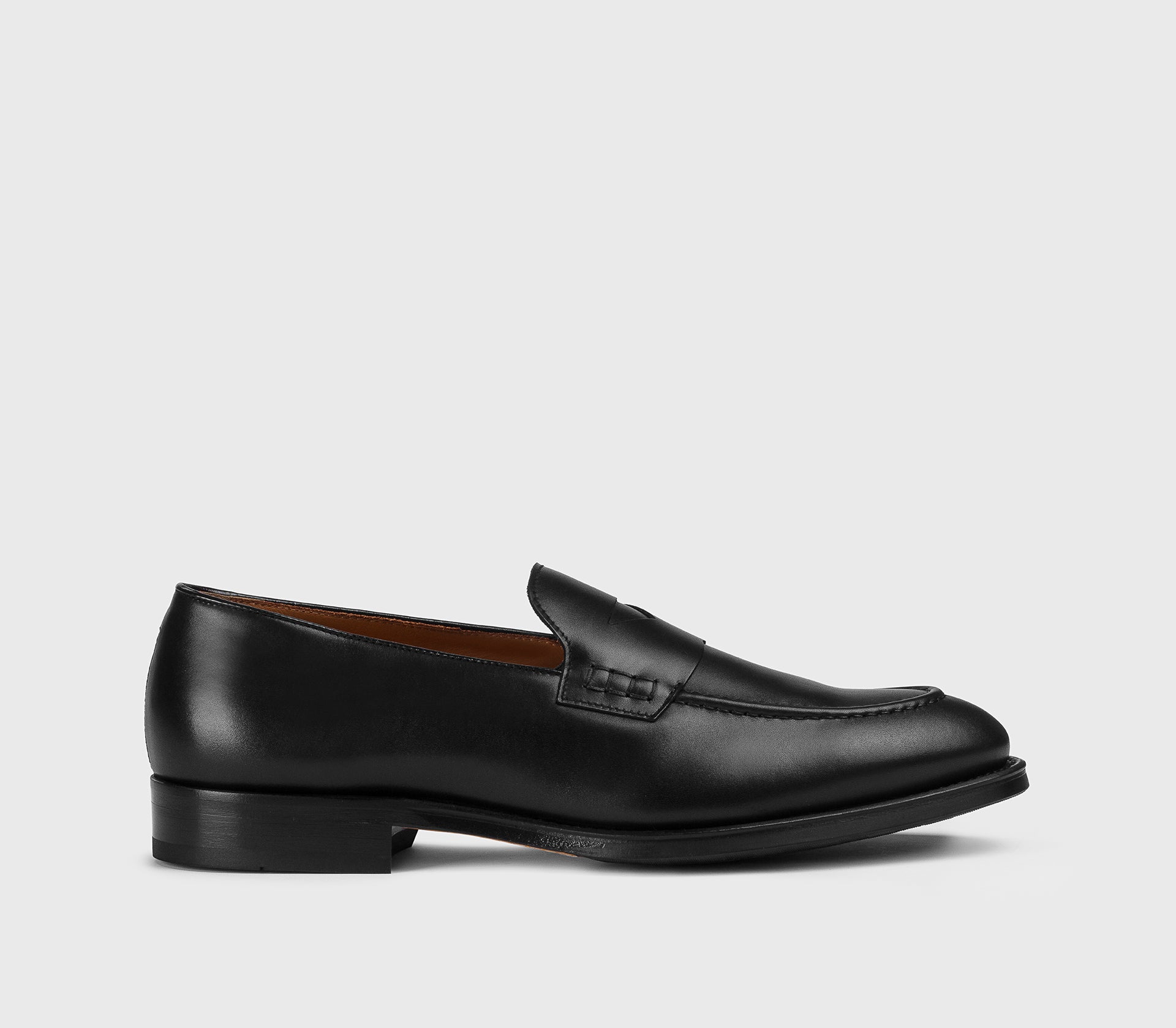 DU3340ORVXUF259NN00 - Mocassino penny in pelle nero