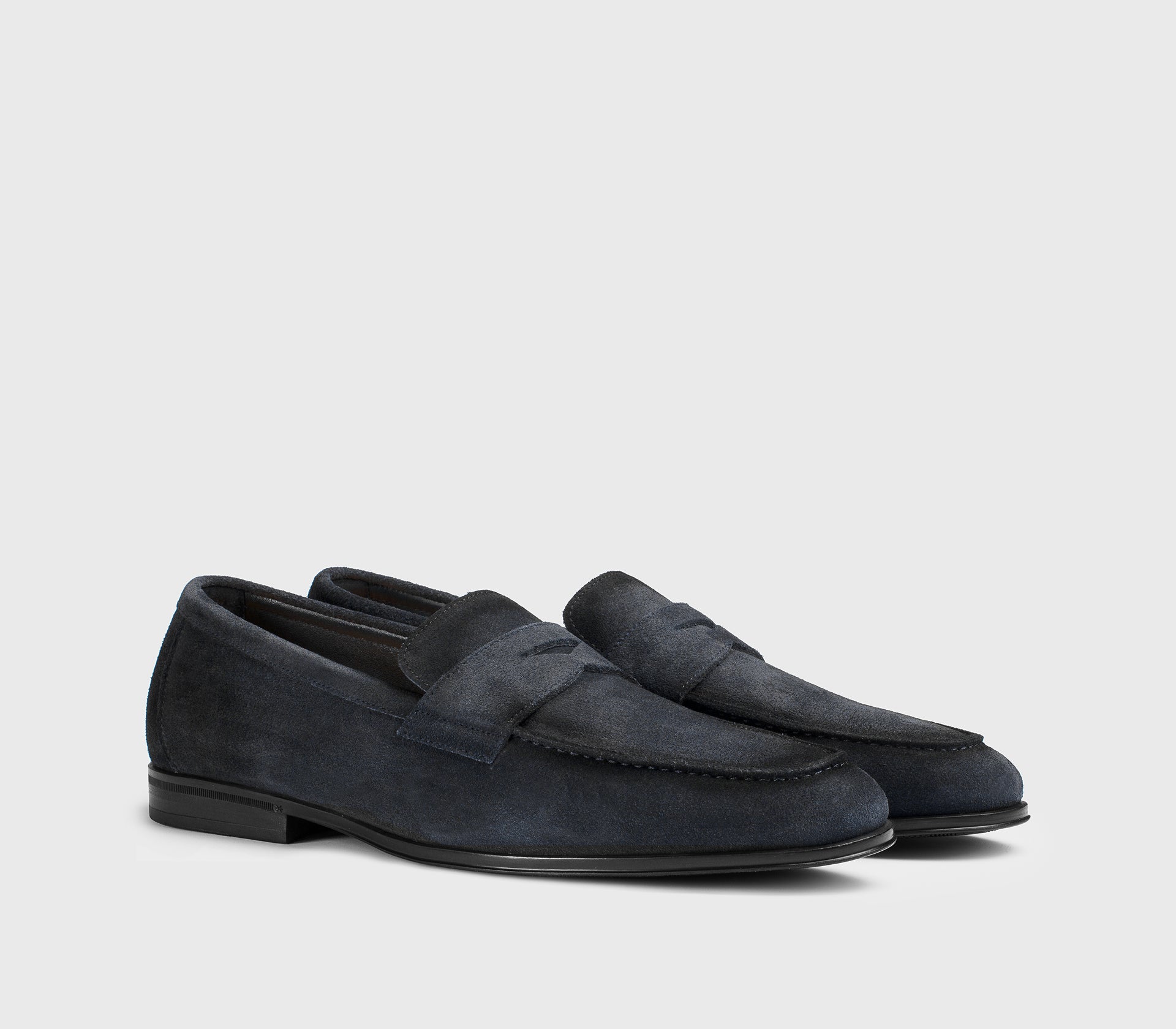 DU3382NOTTUY260NB15 - Mocassino in suede blu