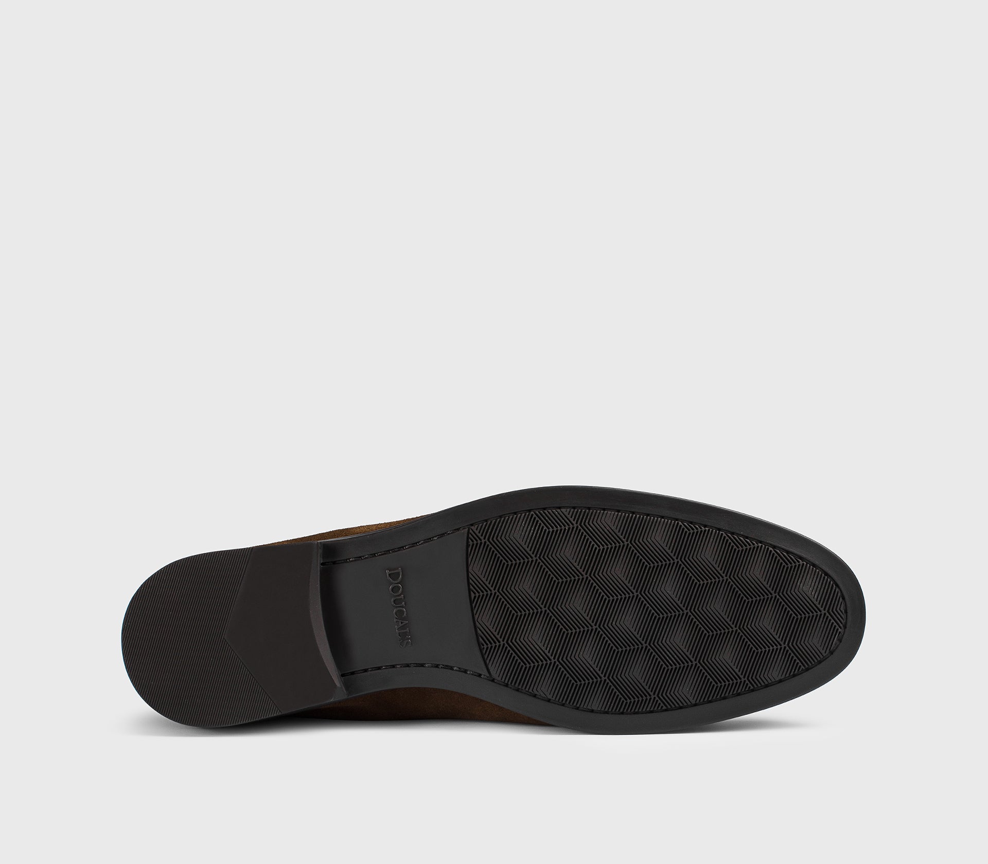 Mocassin en daim avec glands marron