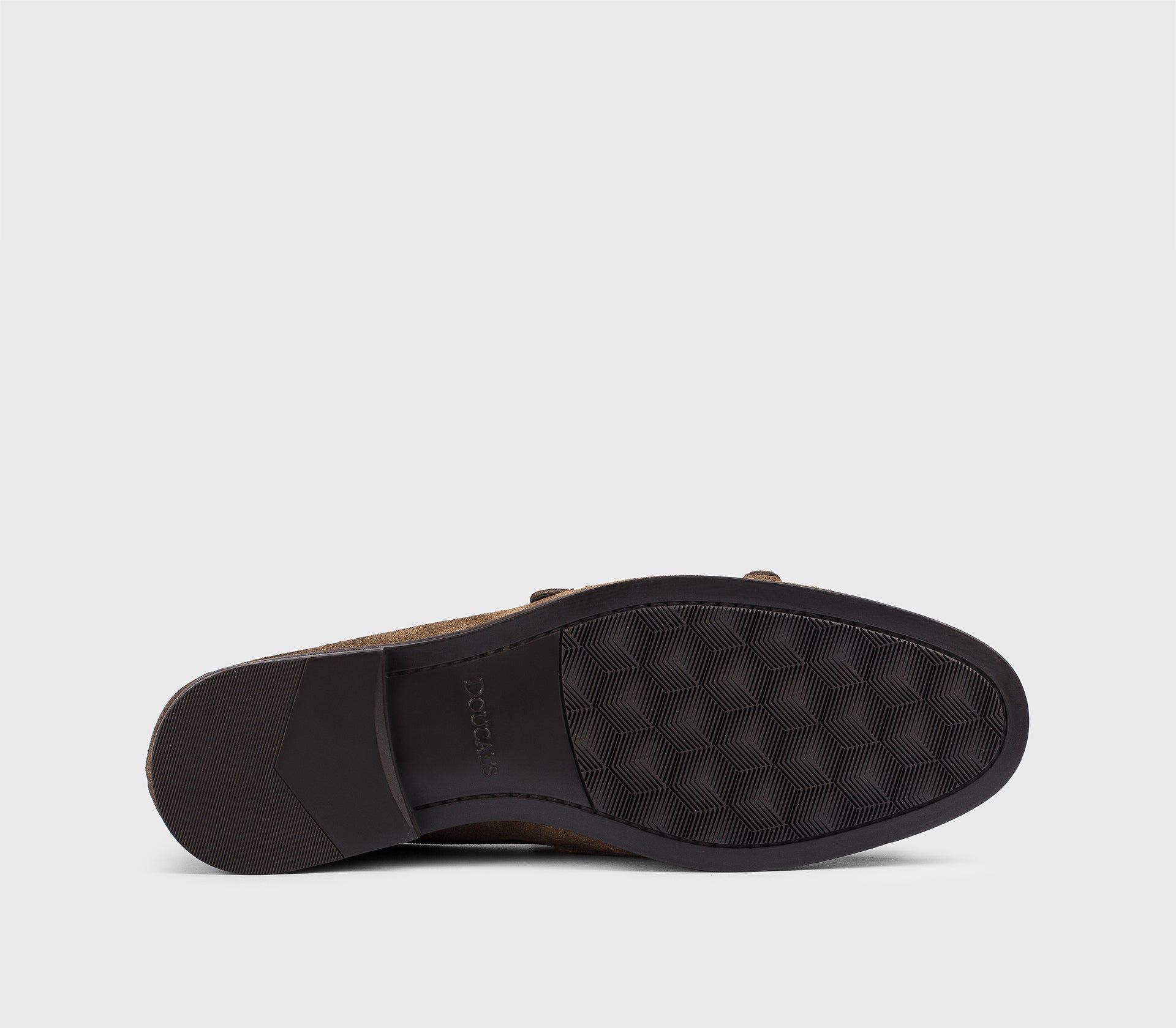 DU3384NOTTUY260TM08 - Mocassino doppia fibbia in suede cacao