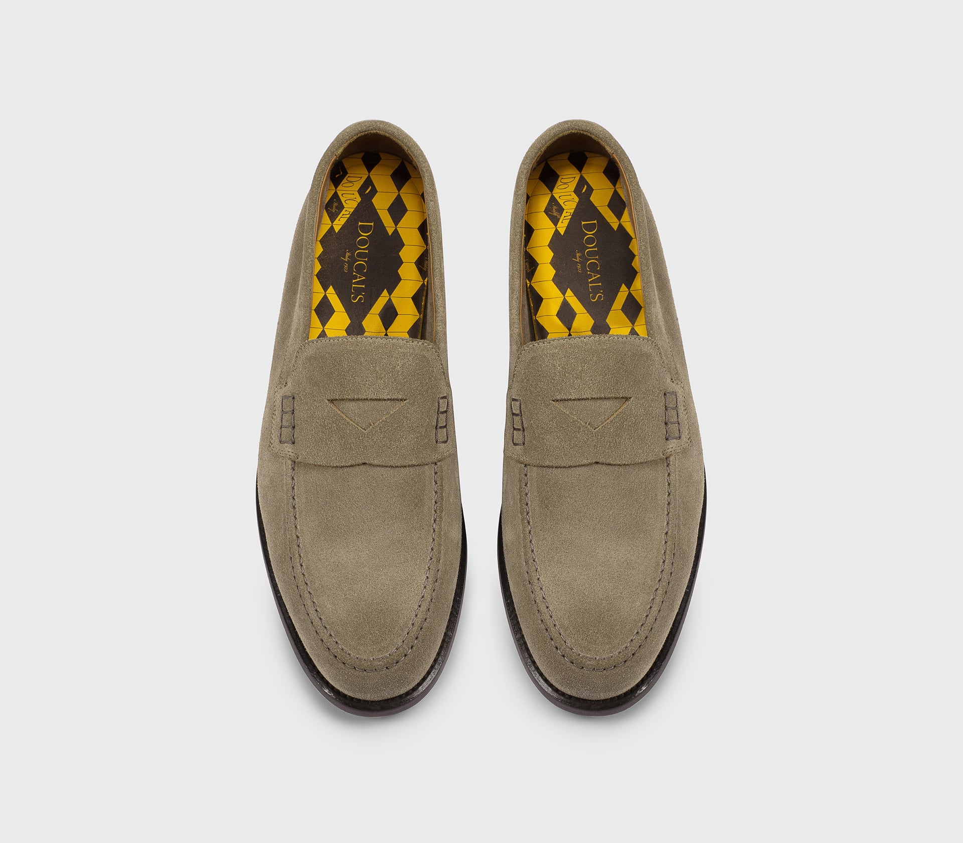 DU3397MARIUY009MC30 - Mocassino "Mario 50" in suede camel
