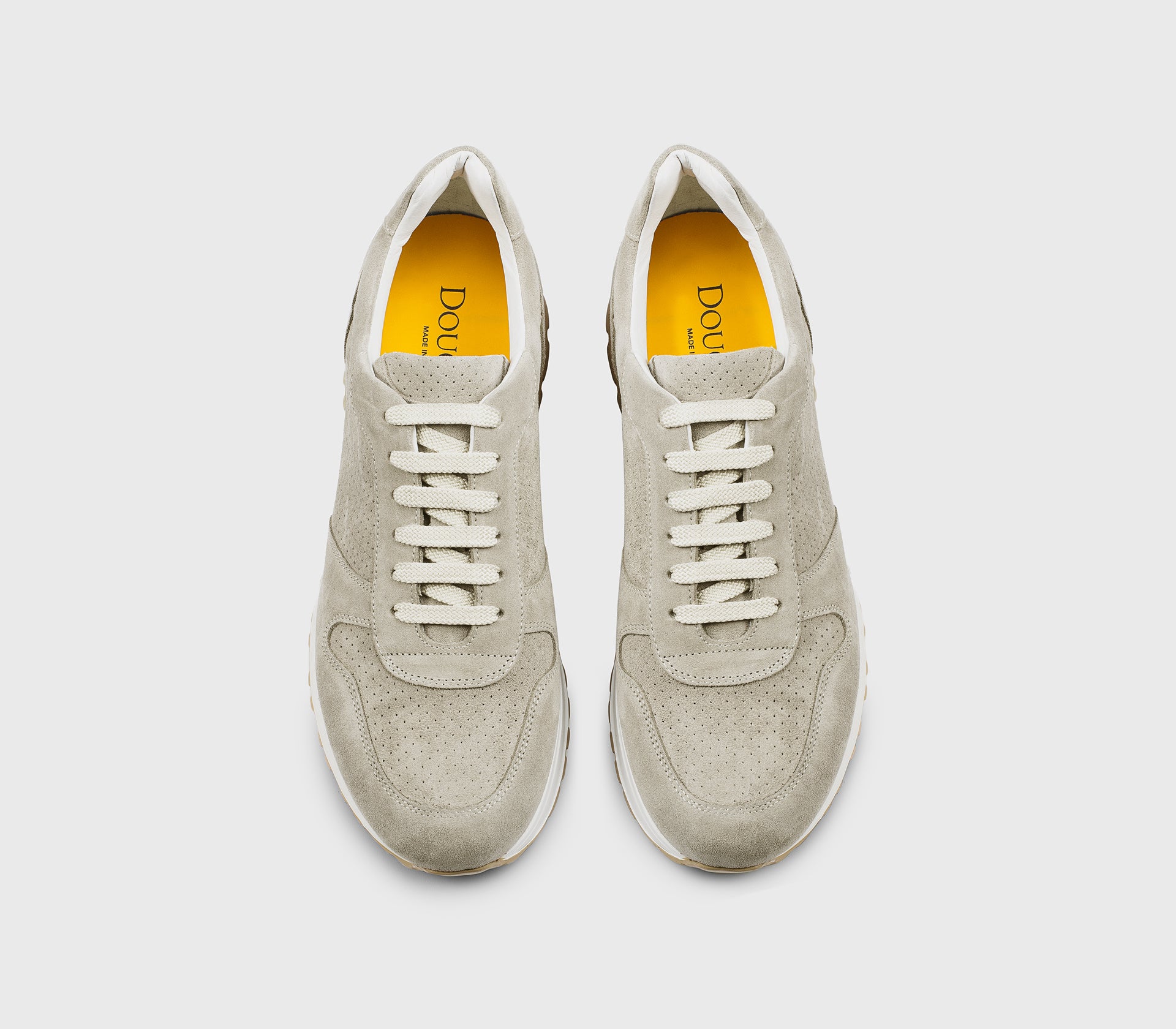 DU3406SYDNUF009DW15 - Sneaker in suede perla