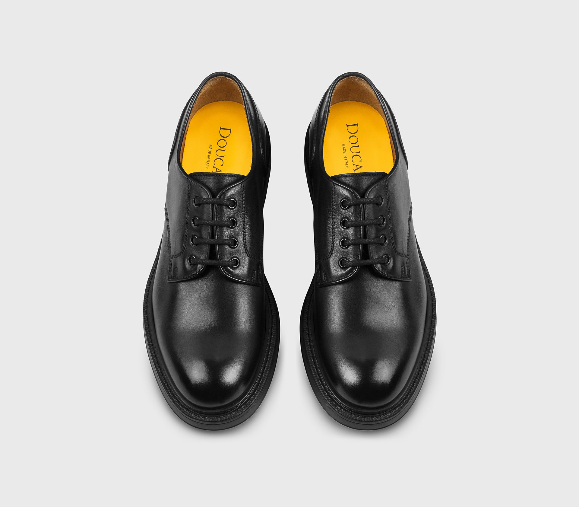 DU3501HENRUF188NN00 - Stringata in pelle nera