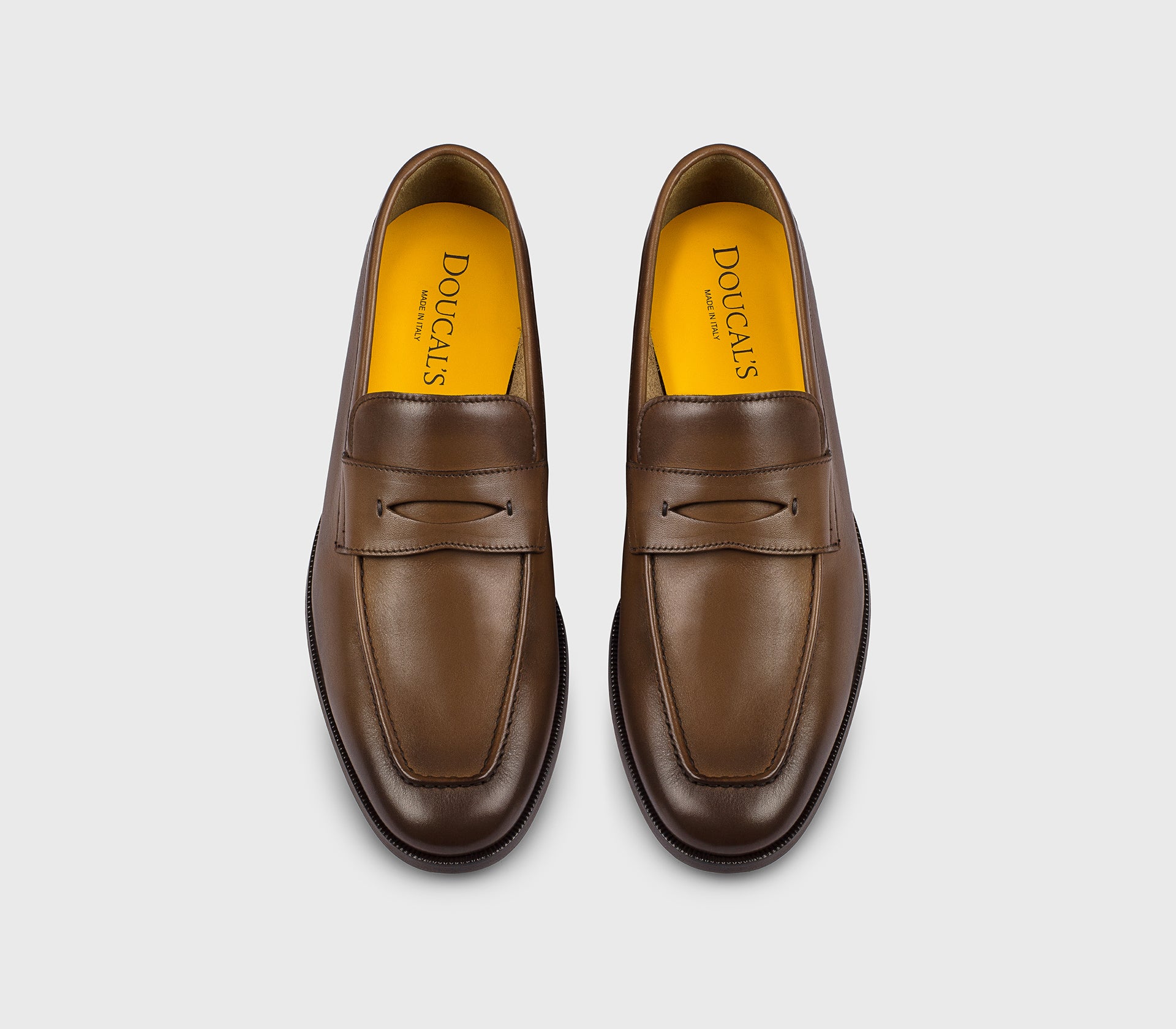 DU3523NORWUZ259MM04 - Mocassino in pelle marrone