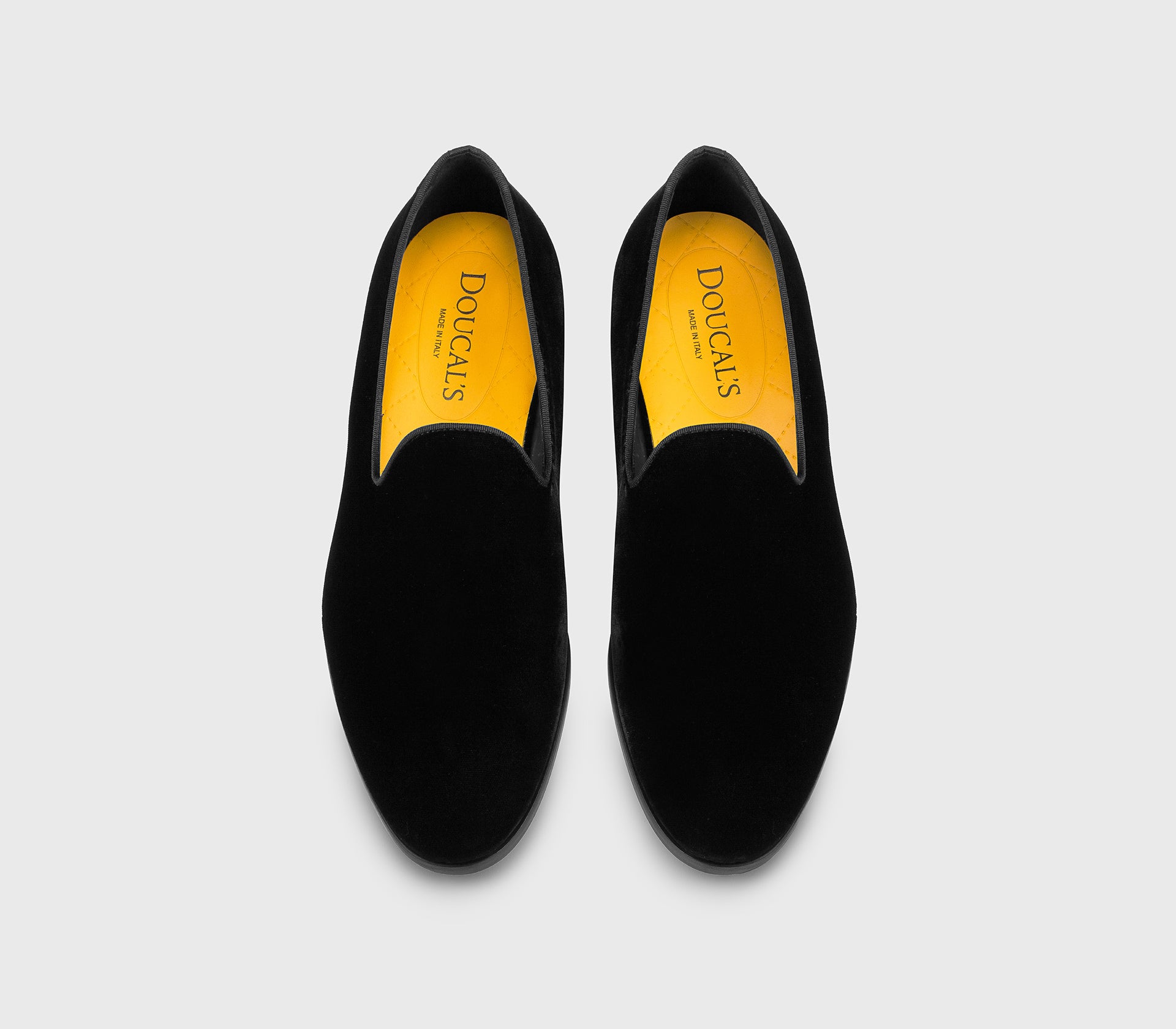 DU3529RENNUF034NN00 - Mocassino pantofola in velluto nero