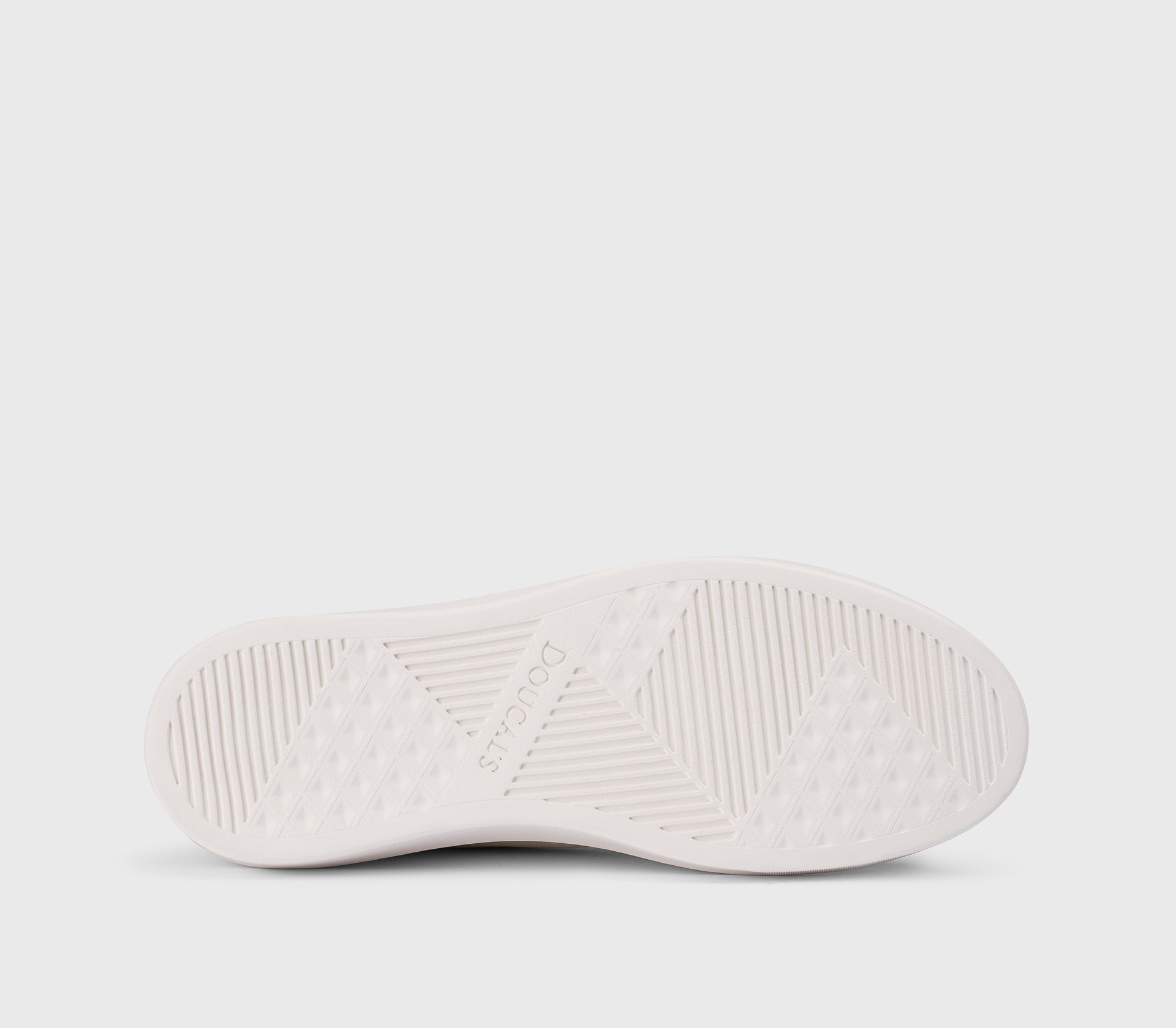 Sneaker aus weißem Walkleder