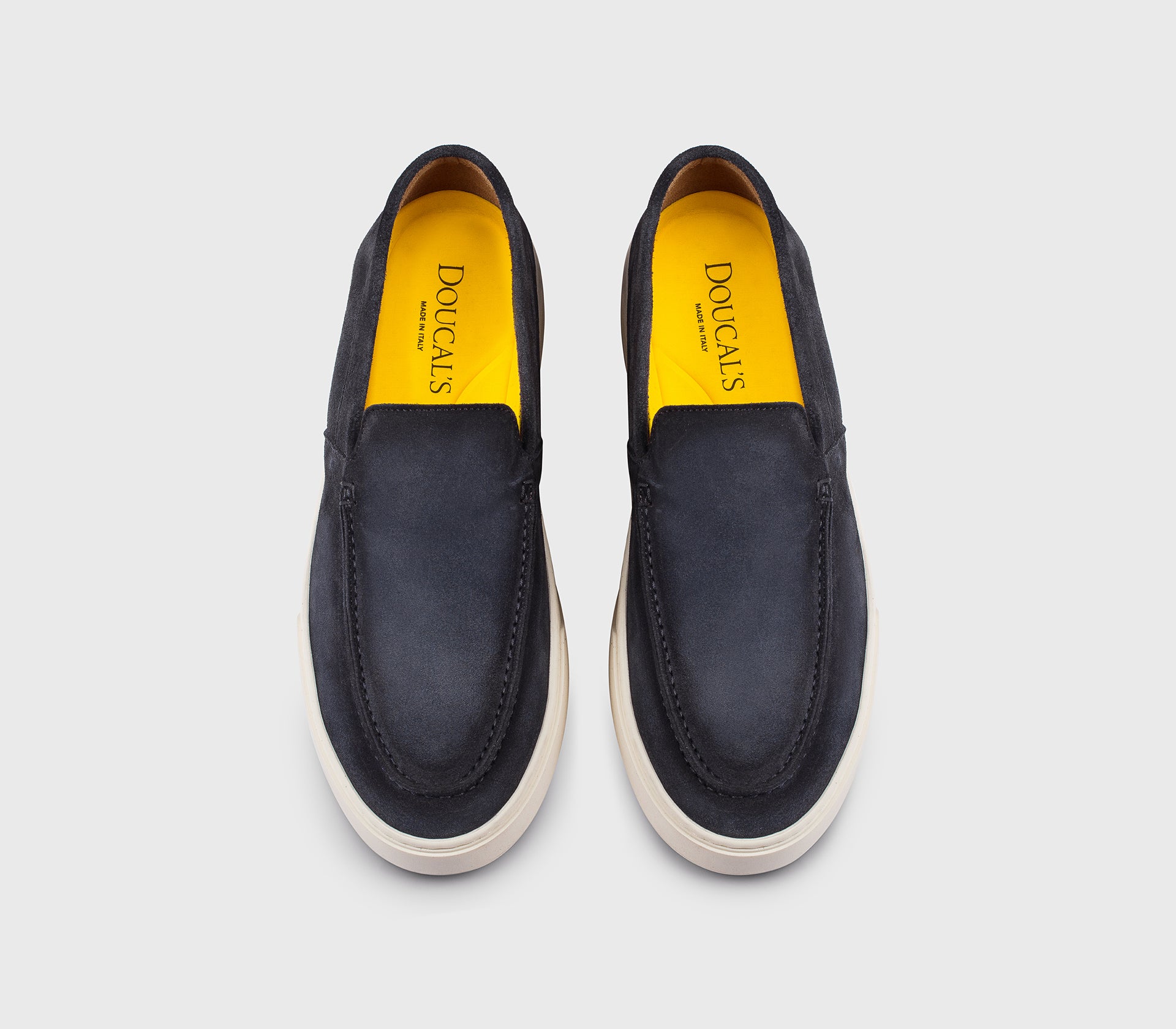 DU3547STEVUY260EB15 - Mocassino slip-on in suede blu