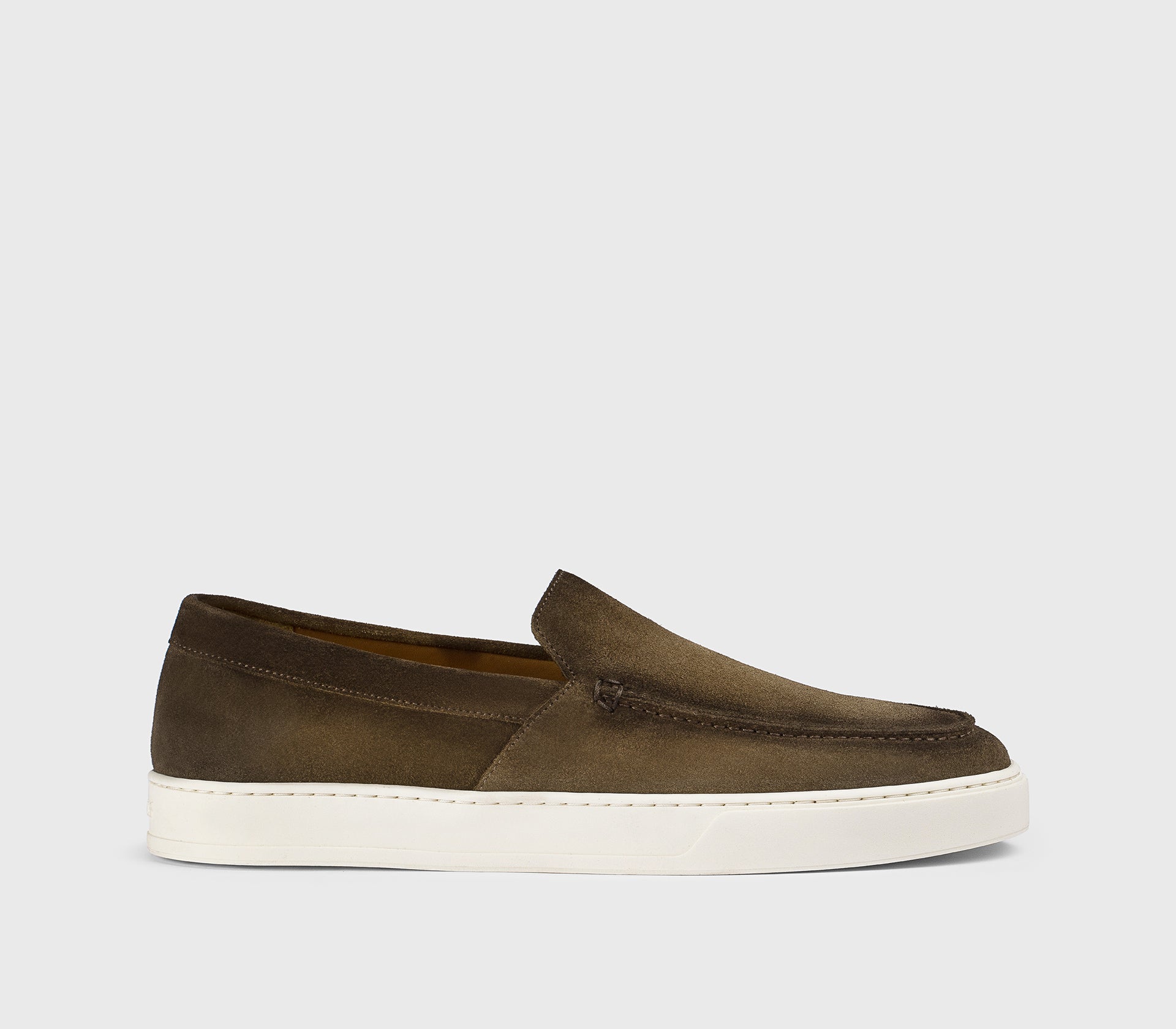 DU3547STEVUY260EM08 - Mocassino slip-on in suede cacao