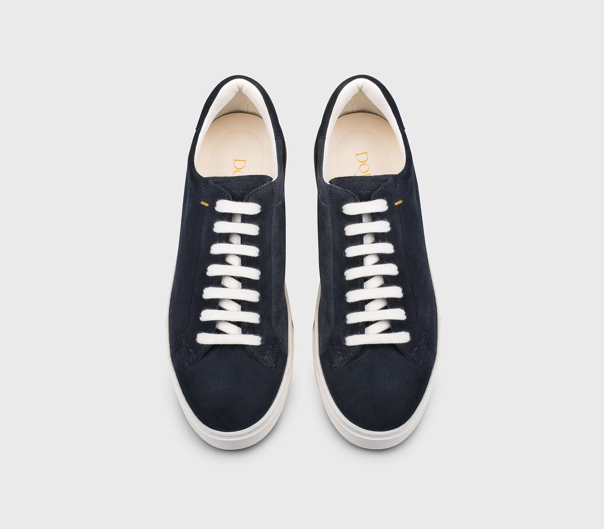 DU3552SPENUF009EB15 - Sneaker in suede blu "notte"