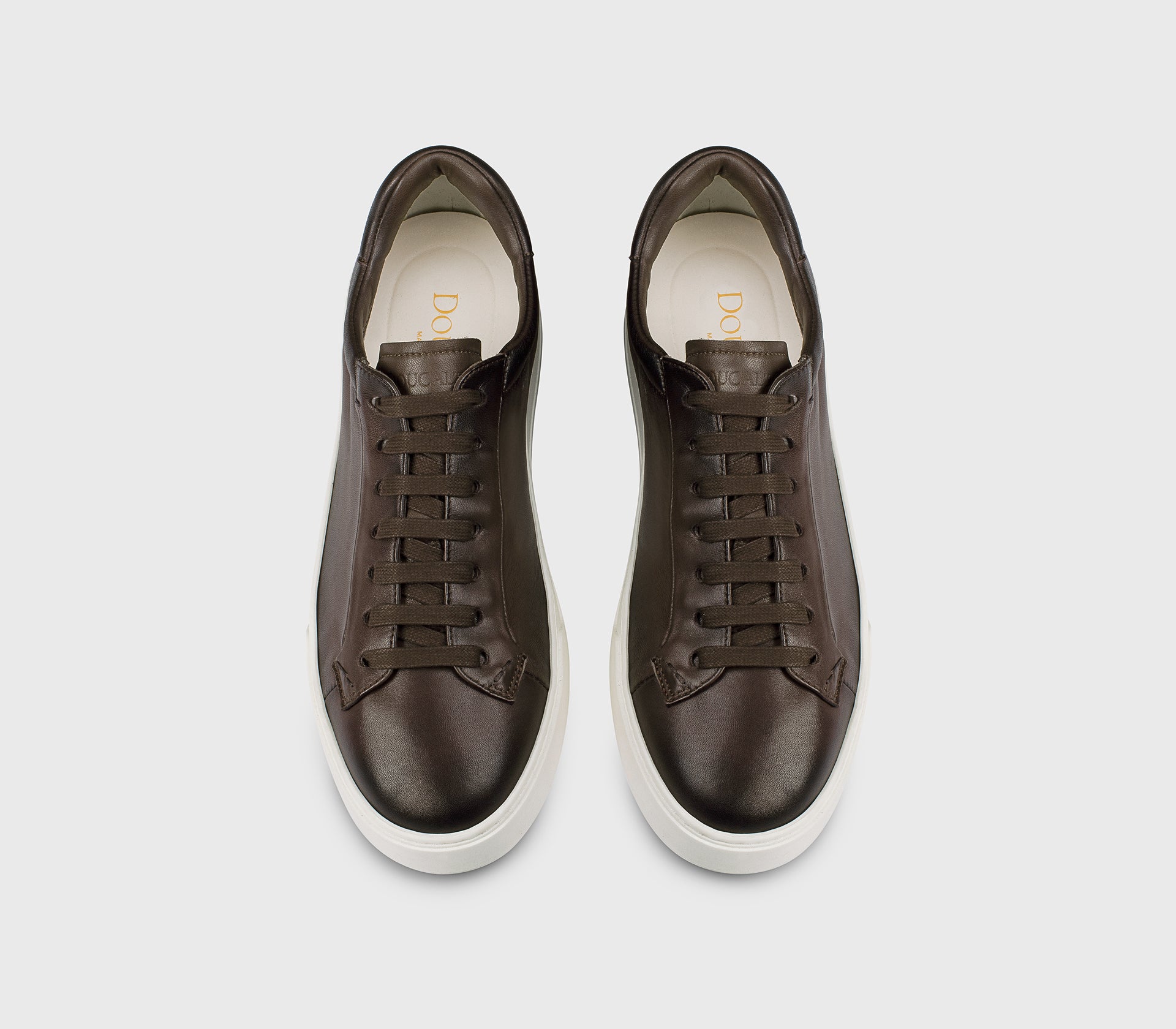 DU3552SPENUF282EM00 - Sneaker in pelle testa di moro