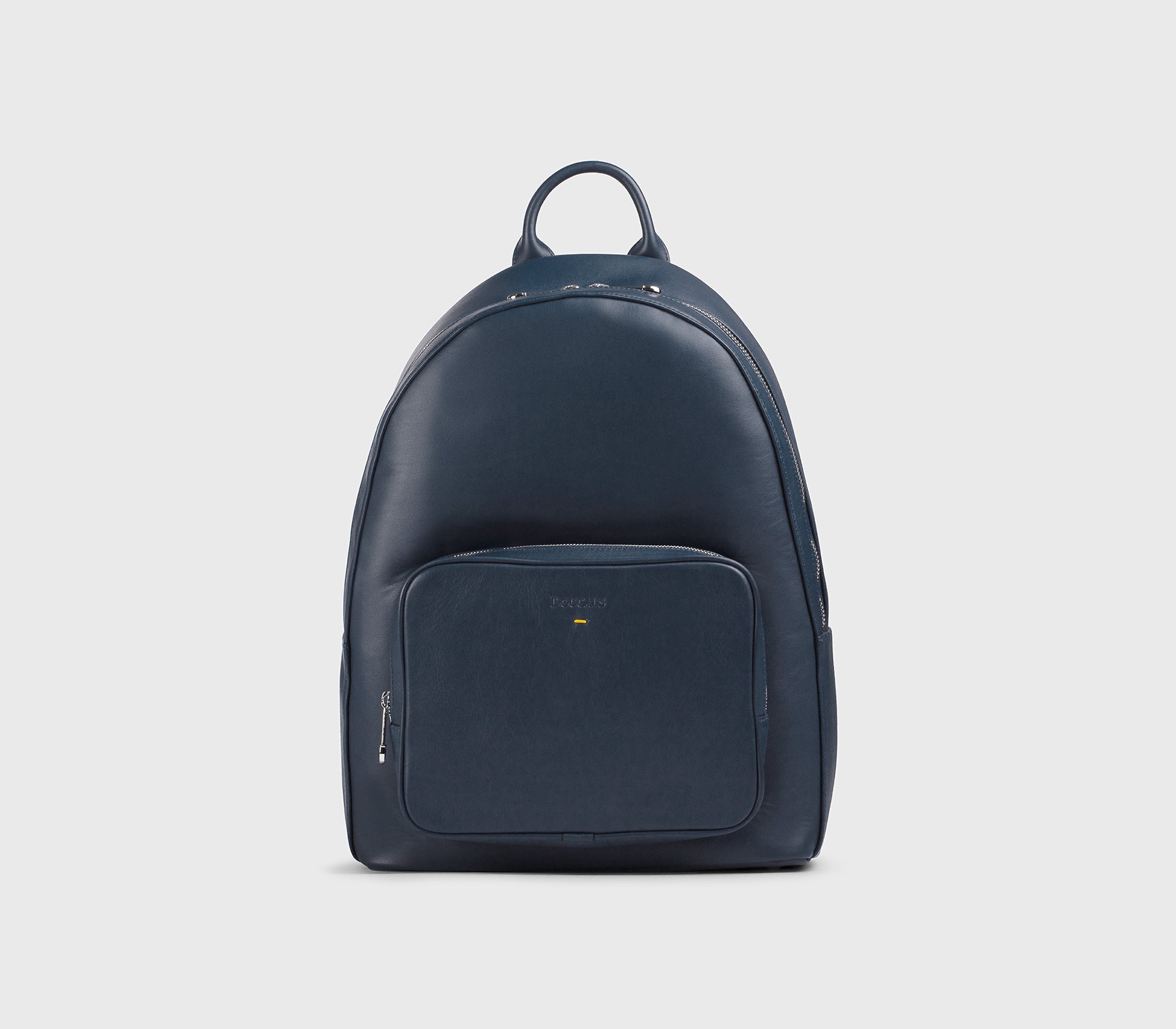 Zaino in pelle blu "avio"