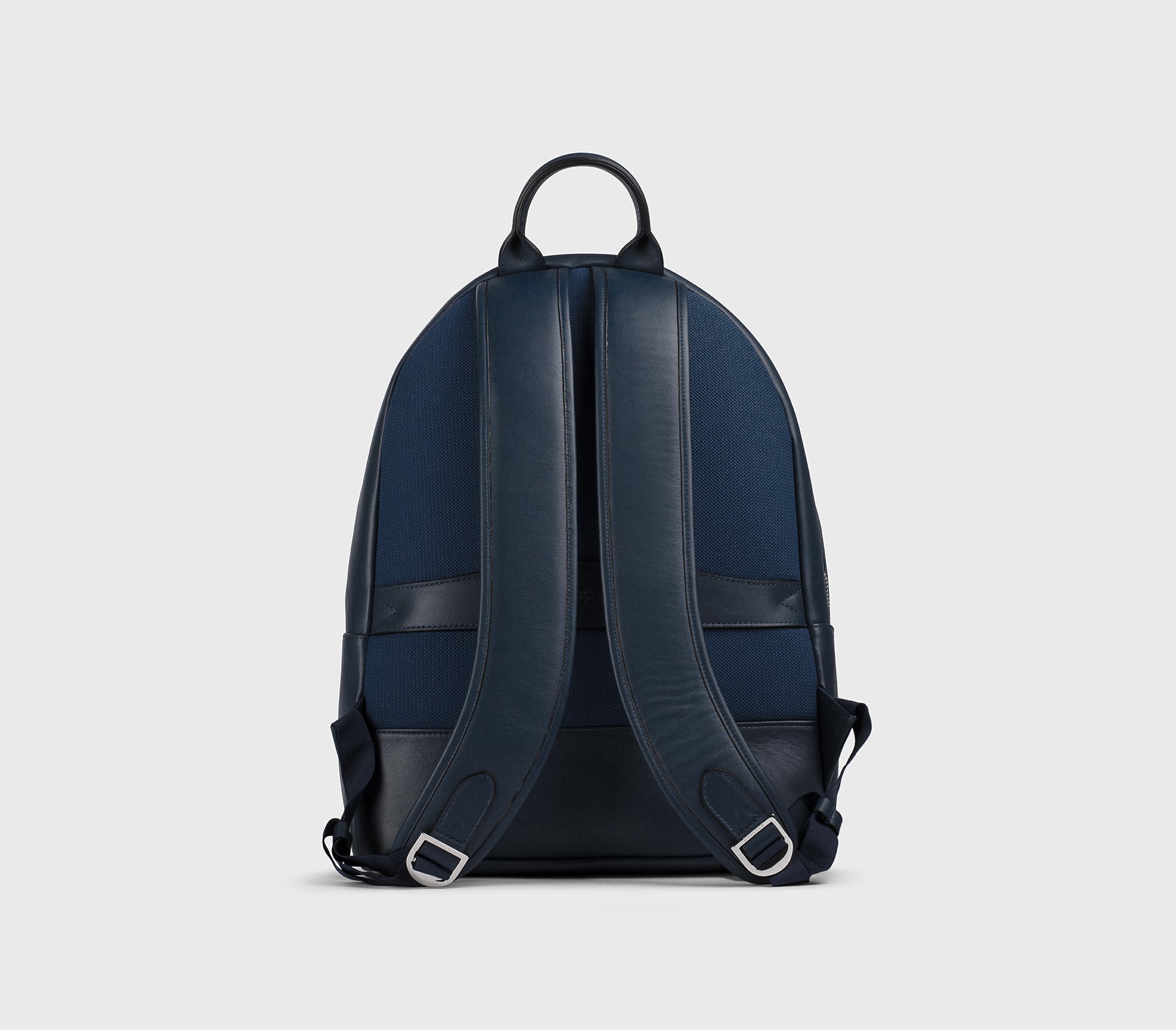Zaino in pelle blu "avio"