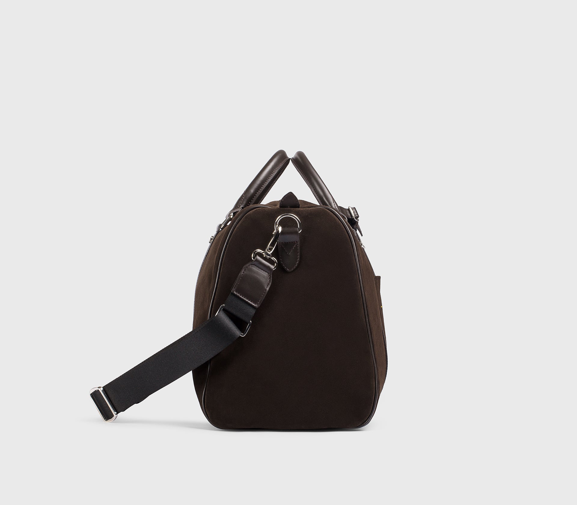 Borsa 48H in pelle e suede marrone "terre"