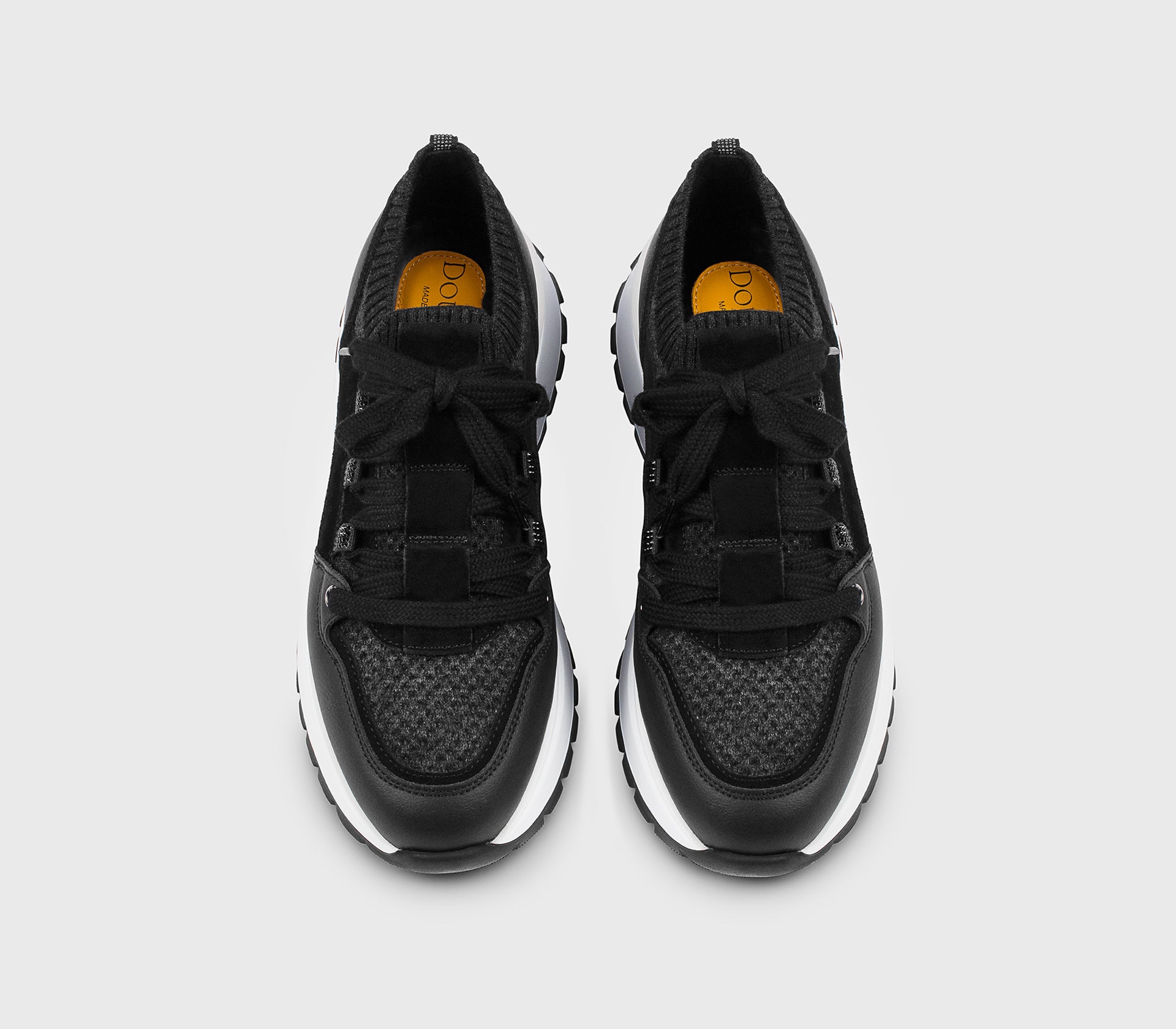 DD8730WHINPX801NN00 - Sneaker in materiali combinati nero