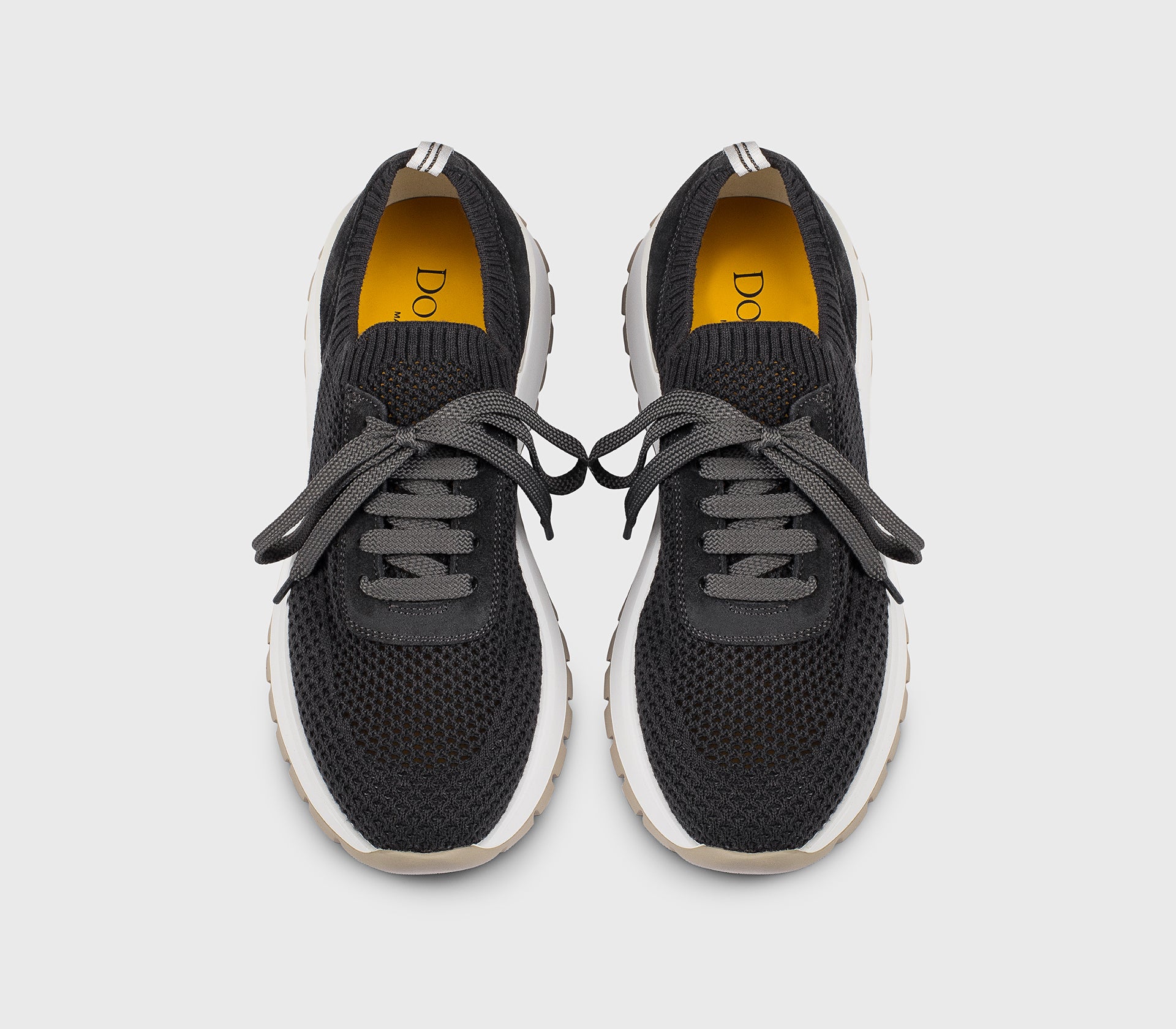 DD8765WHINPZ849SN02 - Sneaker in tessuto tecnico e suede "off black"