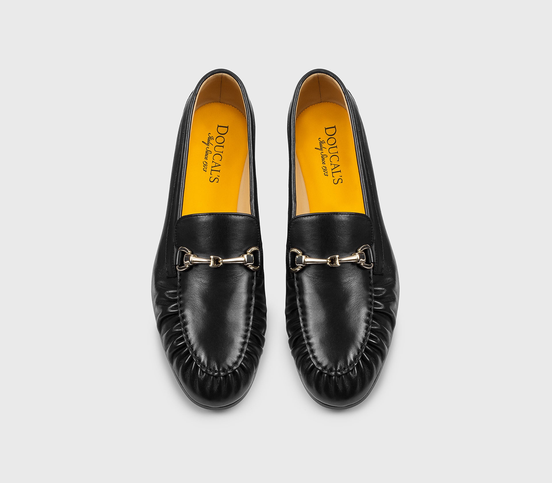 DD8783MEGNUF214NN00 - Mocassino con morsetto in pelle nero