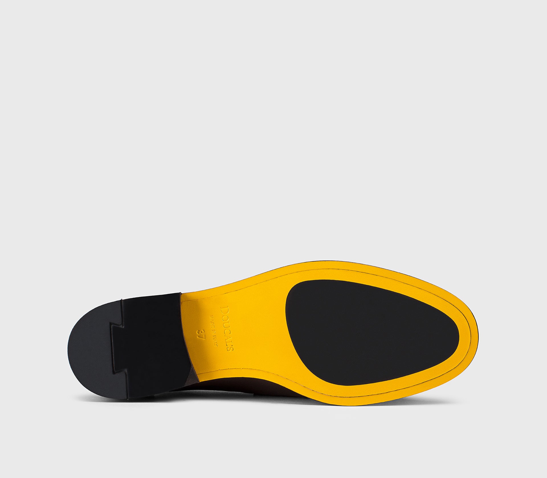DD8856ALAIPY841TM06 - Mocassino con micro borchie in pelle caffè e bianco