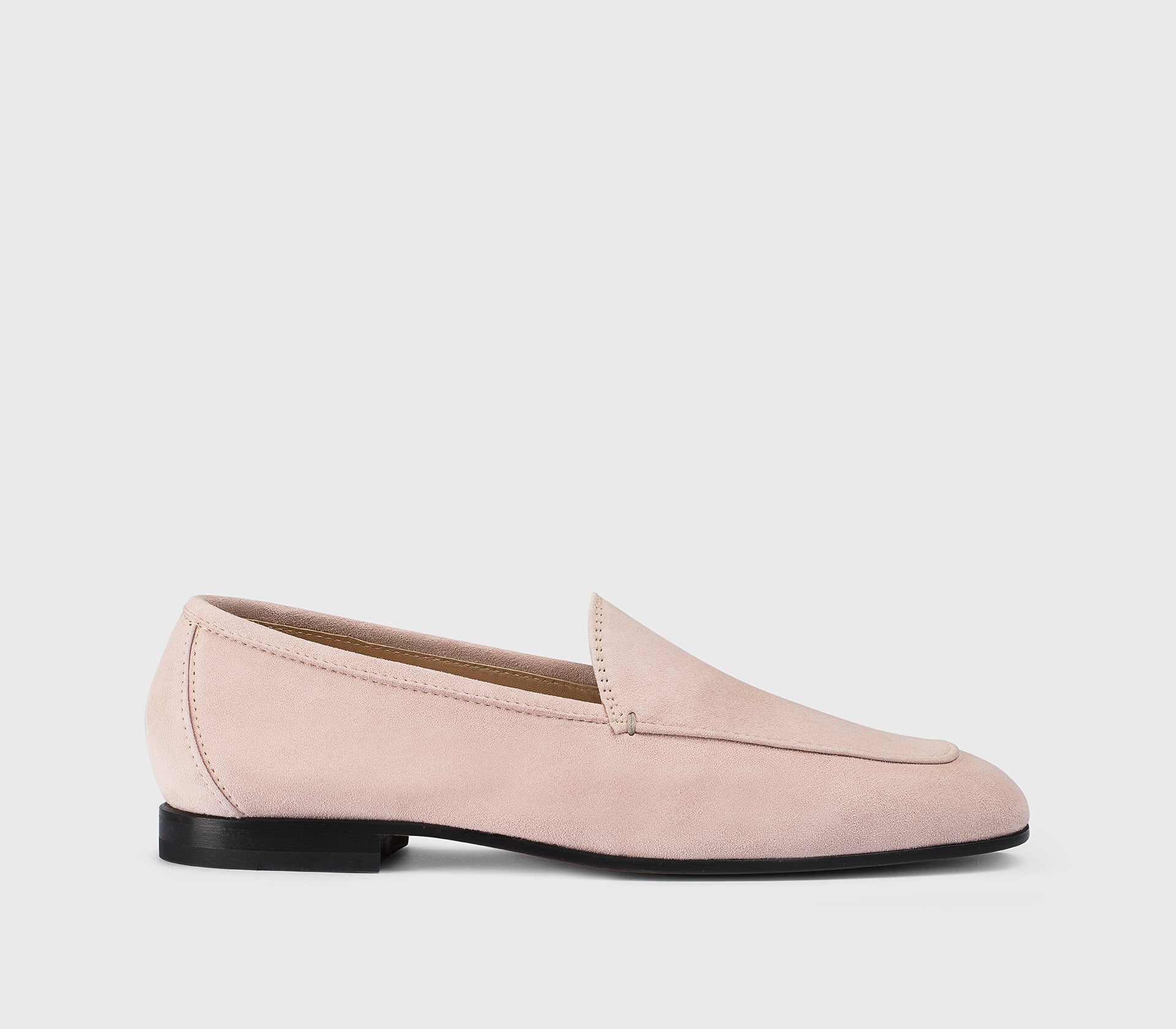 DD8879MEGNUZ278NS07 - Mocassino in suede rosa "phard"