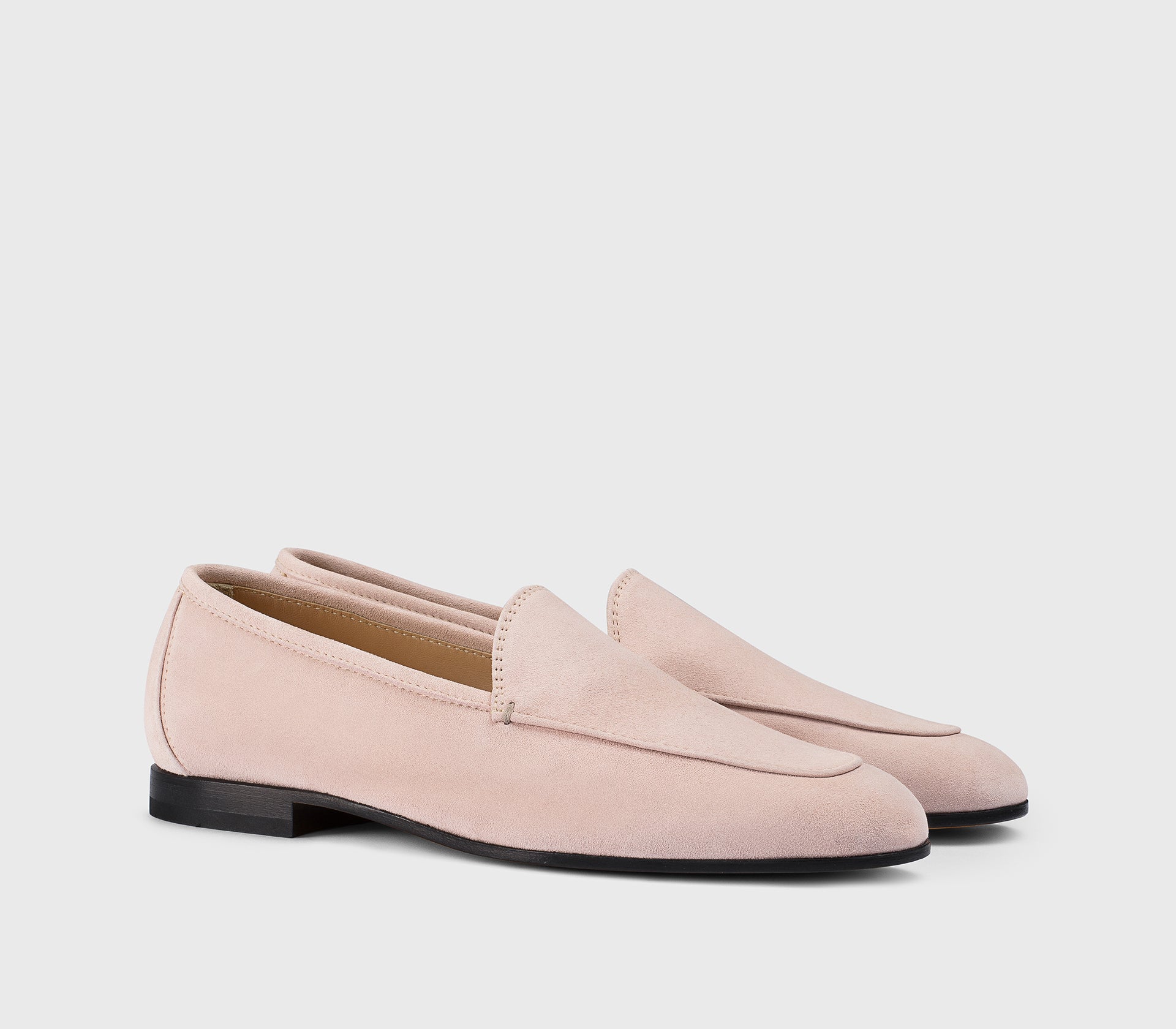 DD8879MEGNUZ278NS07 - Mocassino in suede rosa "phard"