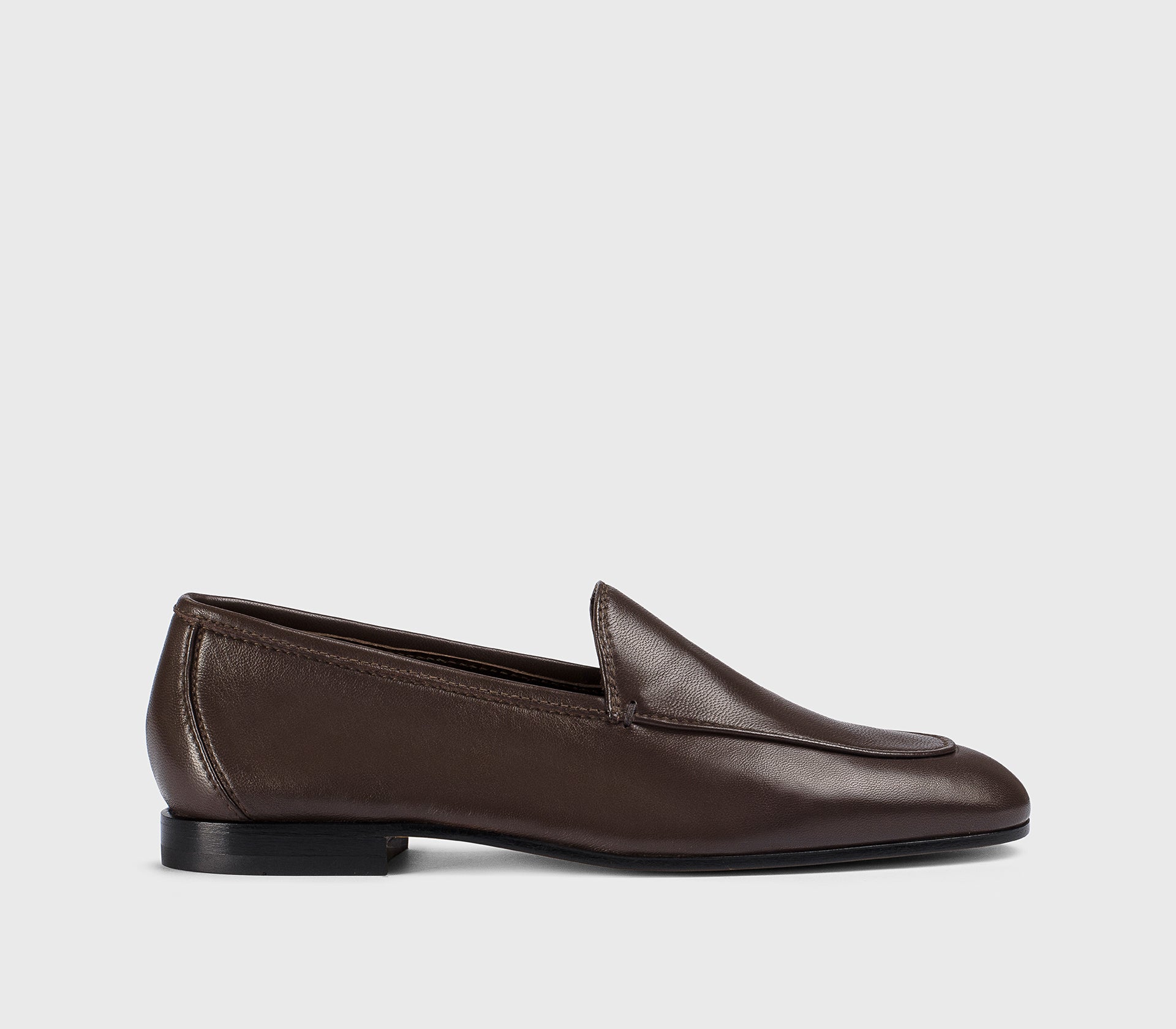DD8879MEGNUZ279NM06 - Mocassino in pelle marrone "caffè"