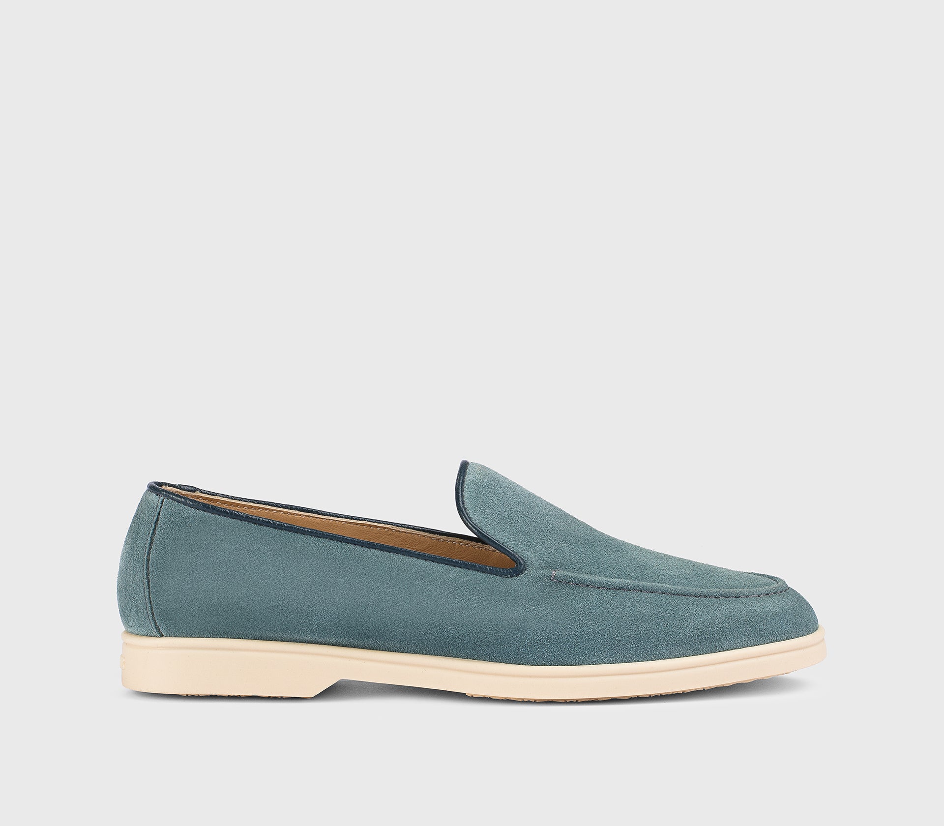DD8893JOANUY229GB34 - Mocassino in suede blu "horizon"
