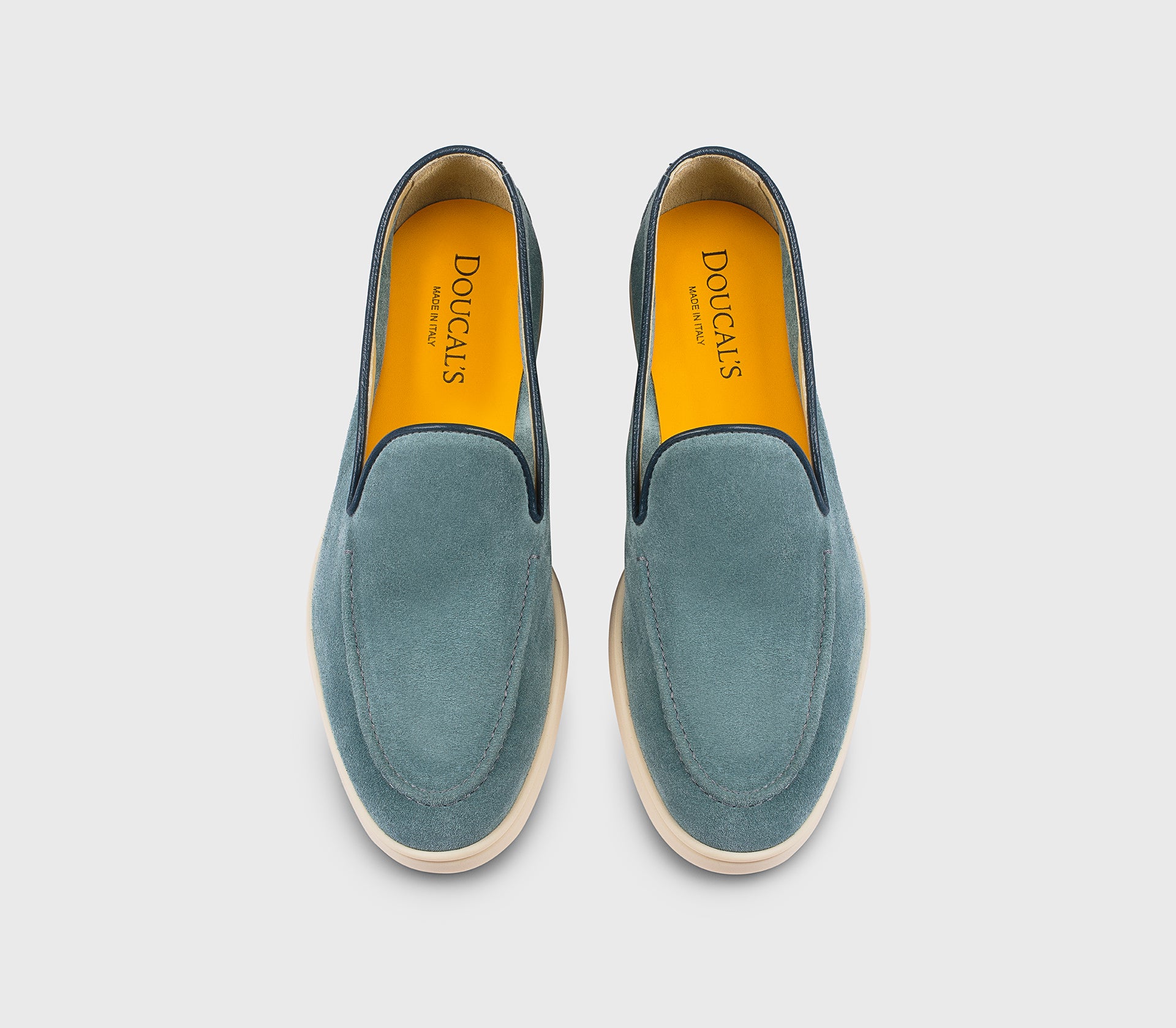 DD8893JOANUY229GB34 - Mocassino in suede blu "horizon"