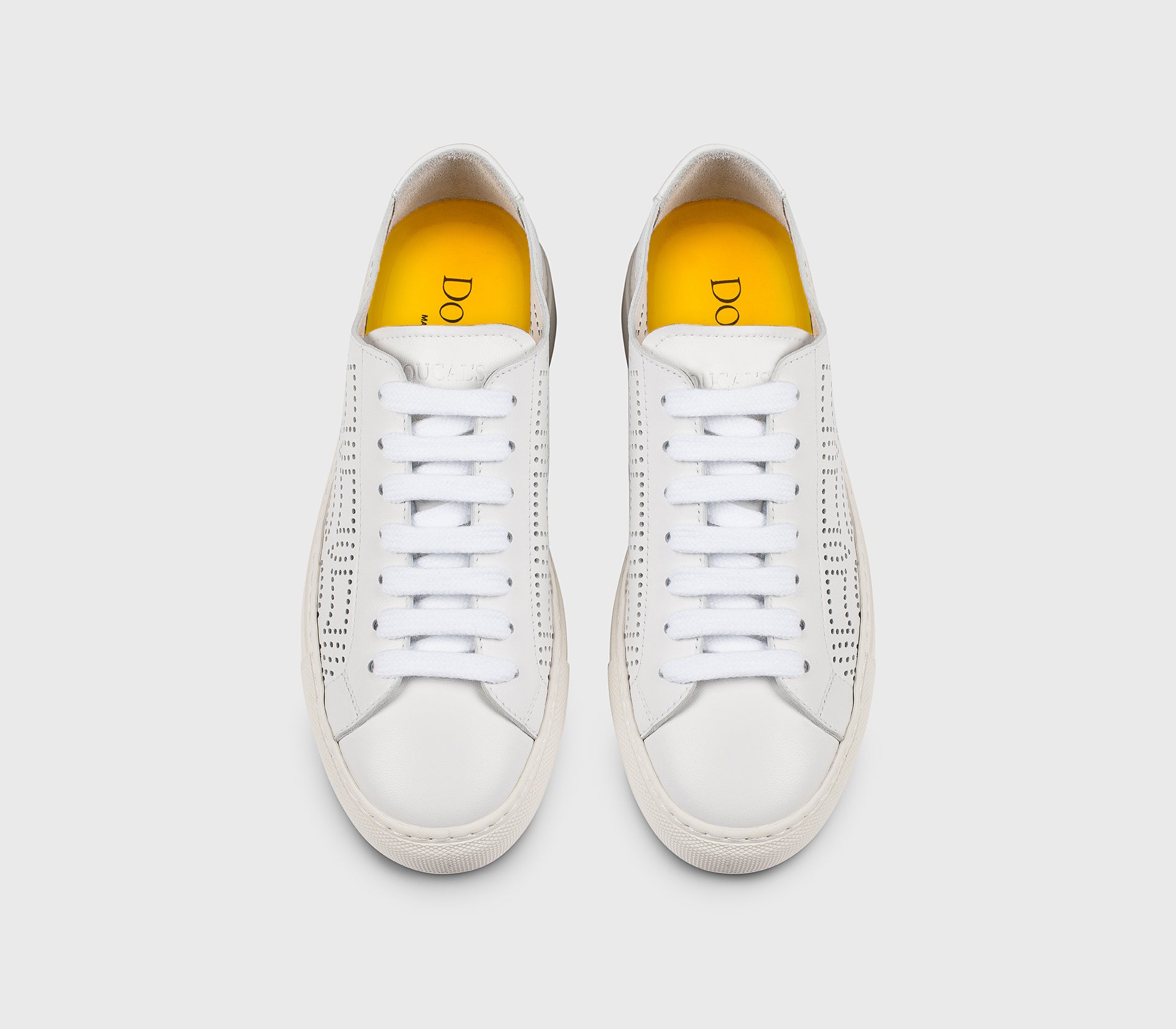 DD8900JESSUY279EW00 - Sneaker in pelle traforata bianca