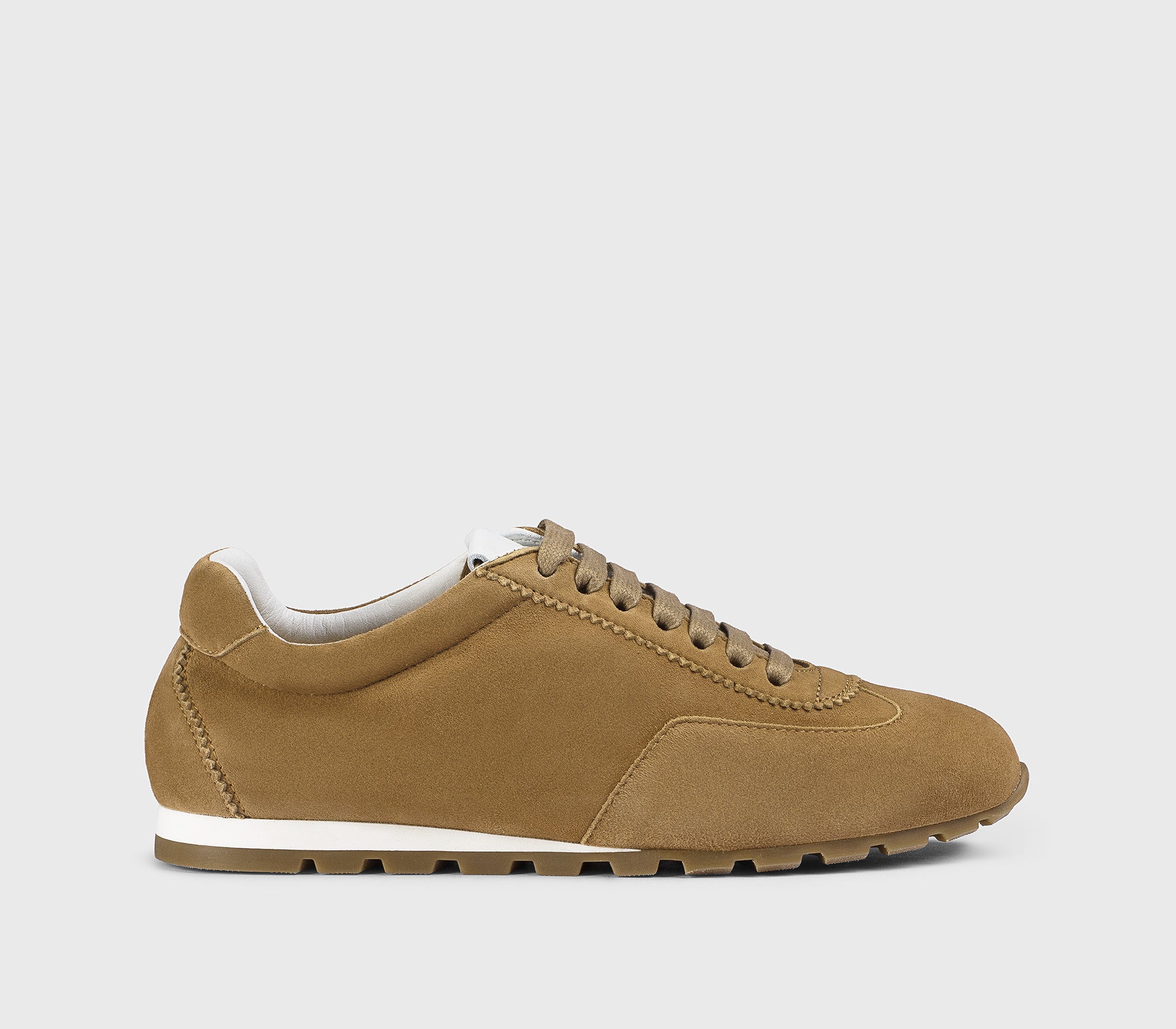 DD8907JULTPZ853DC53 - Sneaker in suede "teddy" beige