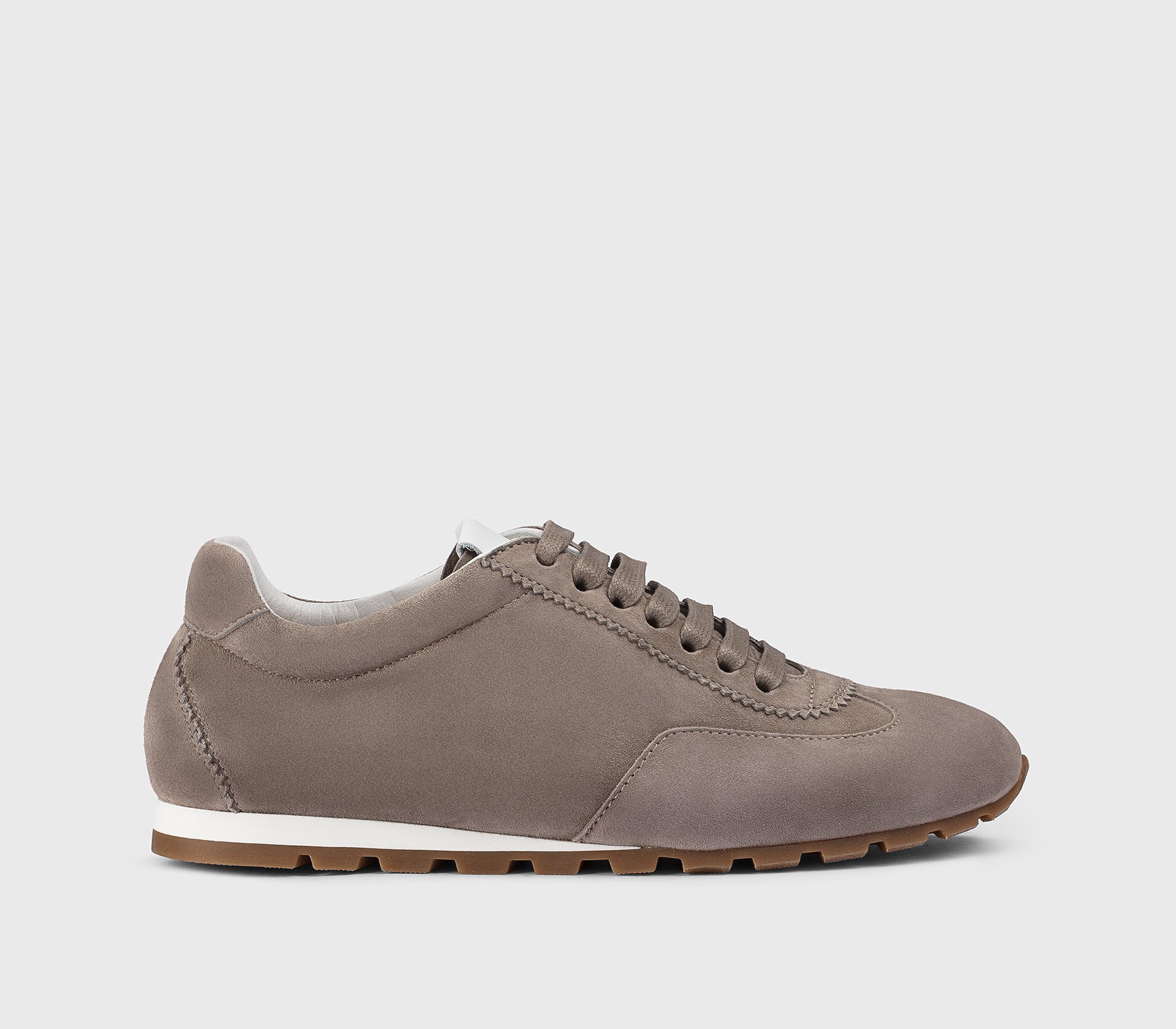 DD8907JULTPZ853DN45 - Sneaker in suede grigio caldo