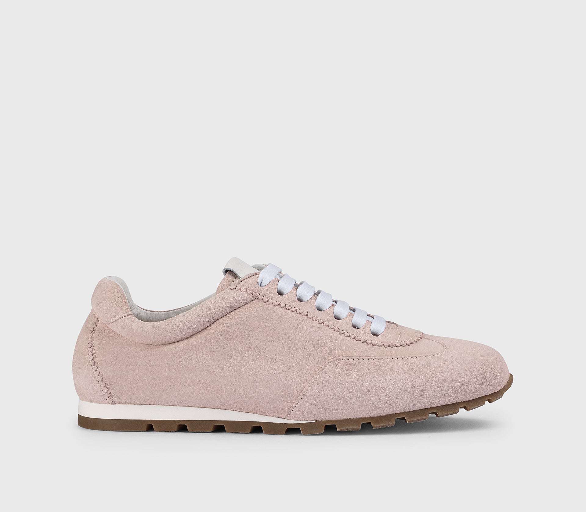 DD8907JULTPZ853DS07 - Sneaker in suede rosa "phard"
