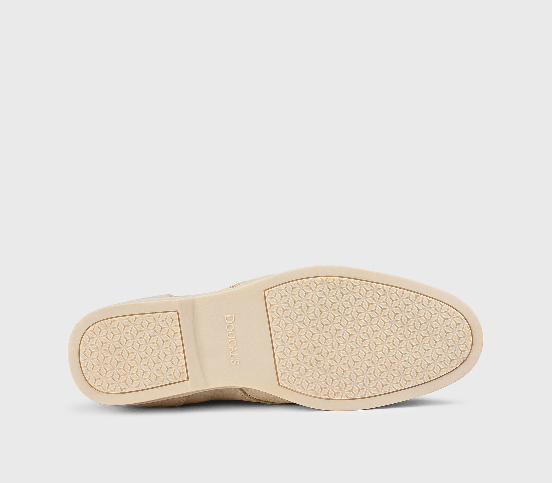 Desert boot en cuir blanc craie